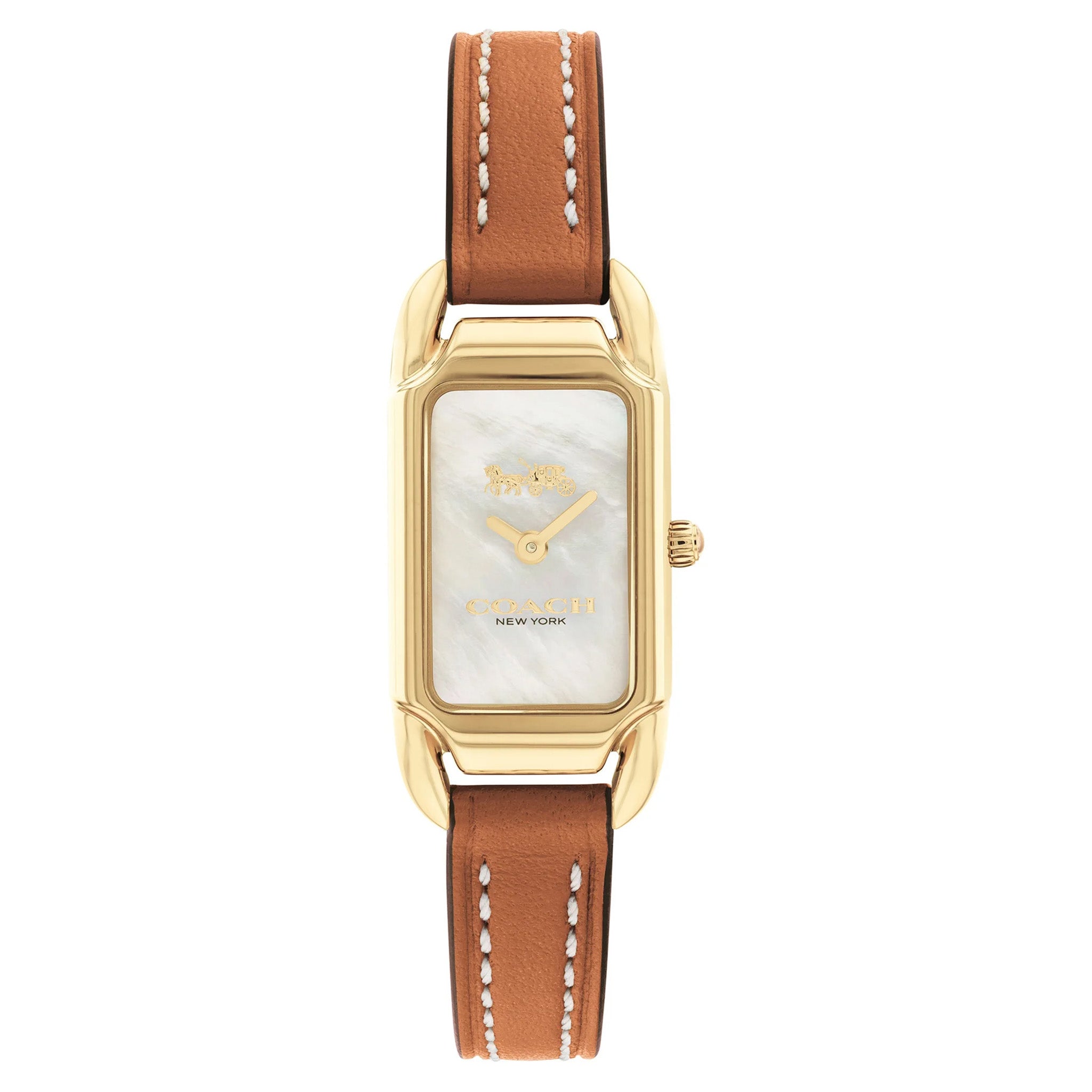 Coach Canyon Leather Band Ivory Mother of Pearl Dial Women's Watch - 14504029