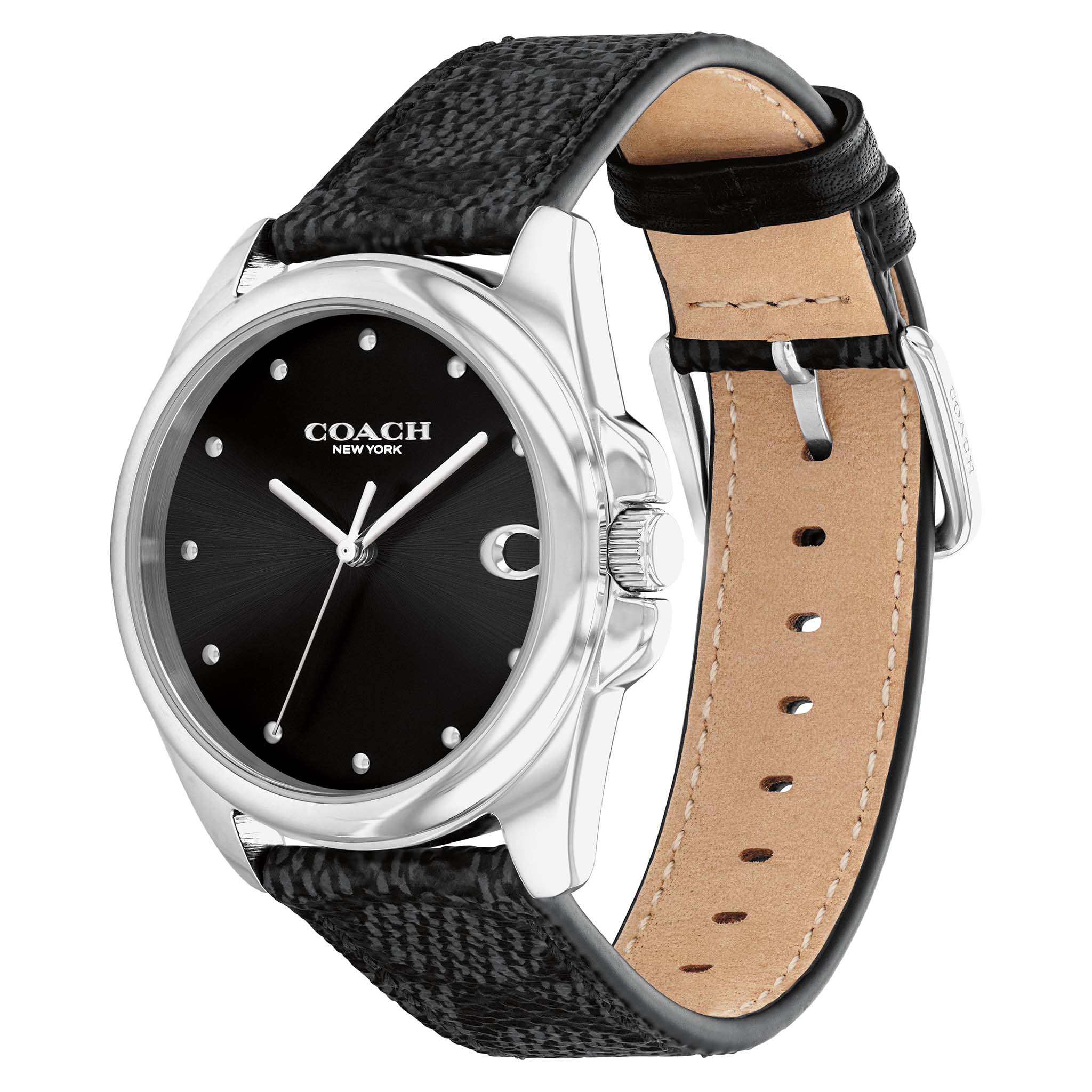 Coach Black Leather Women's Watch - 14504112