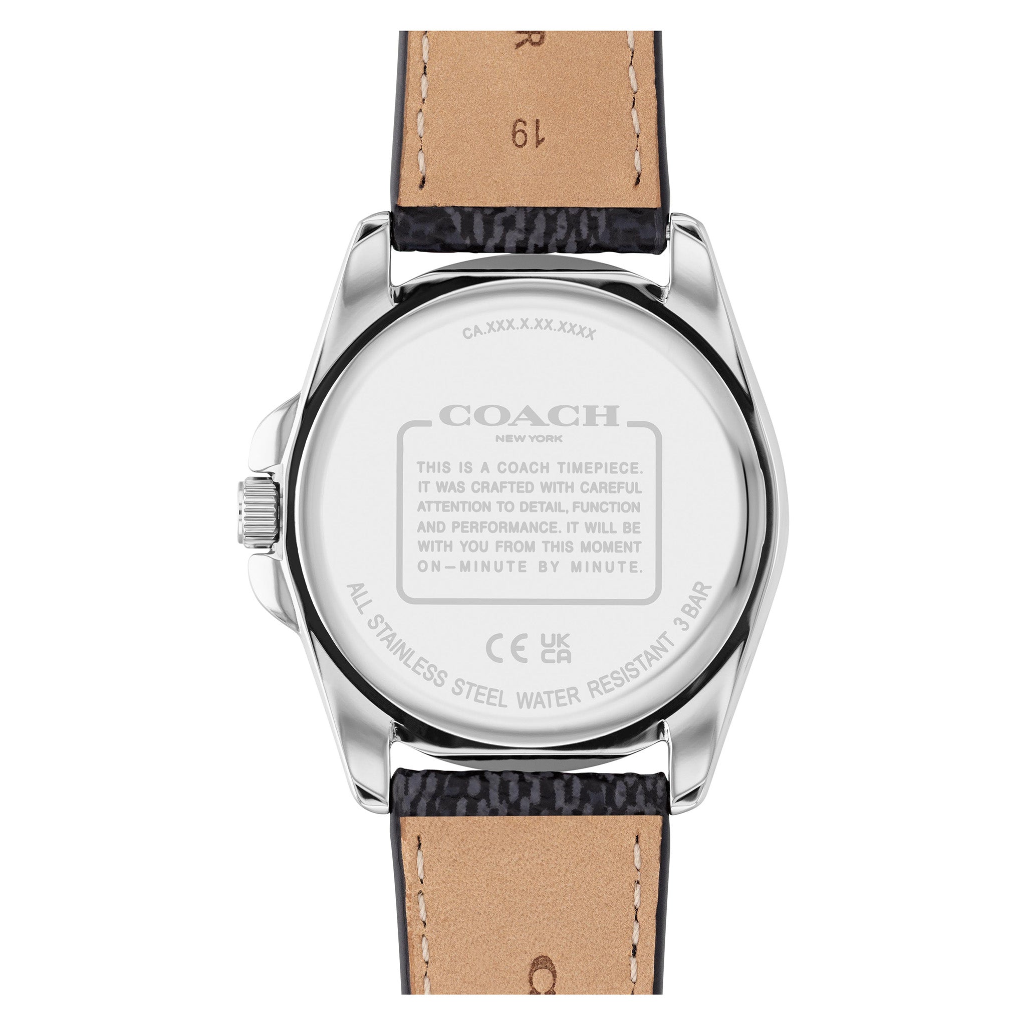 Coach Black Leather Women's Watch - 14504112