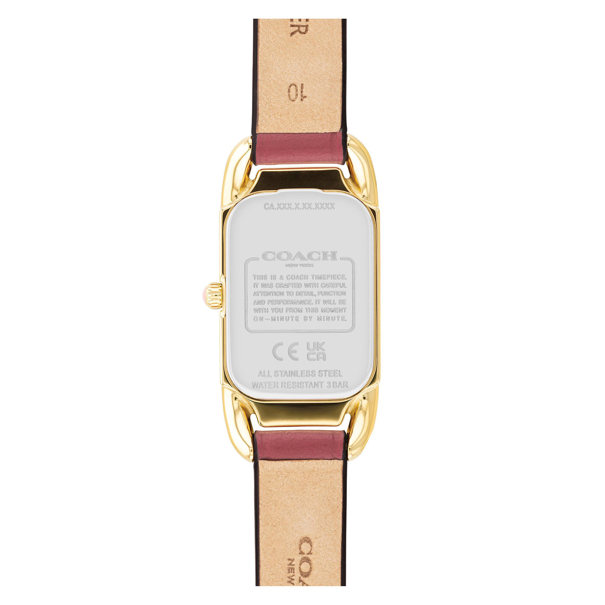 Coach Cherry Calfskin Pink Dial Women's Watch - 14504117
