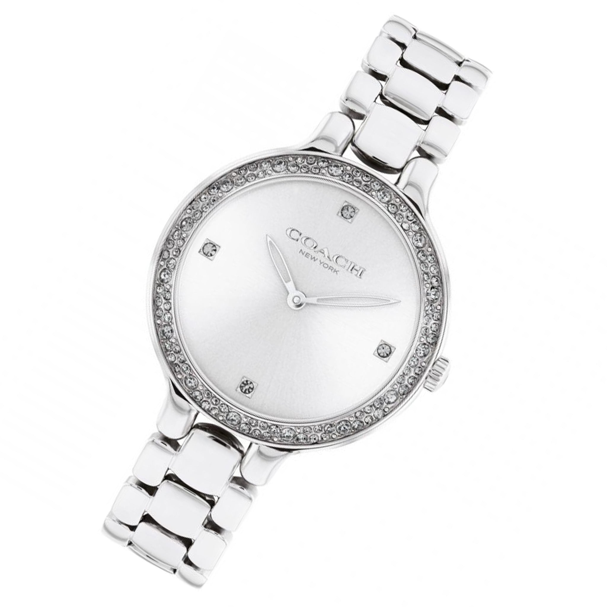 Coach Stainless Steel Silver White Dial Women's Watch - 14504124