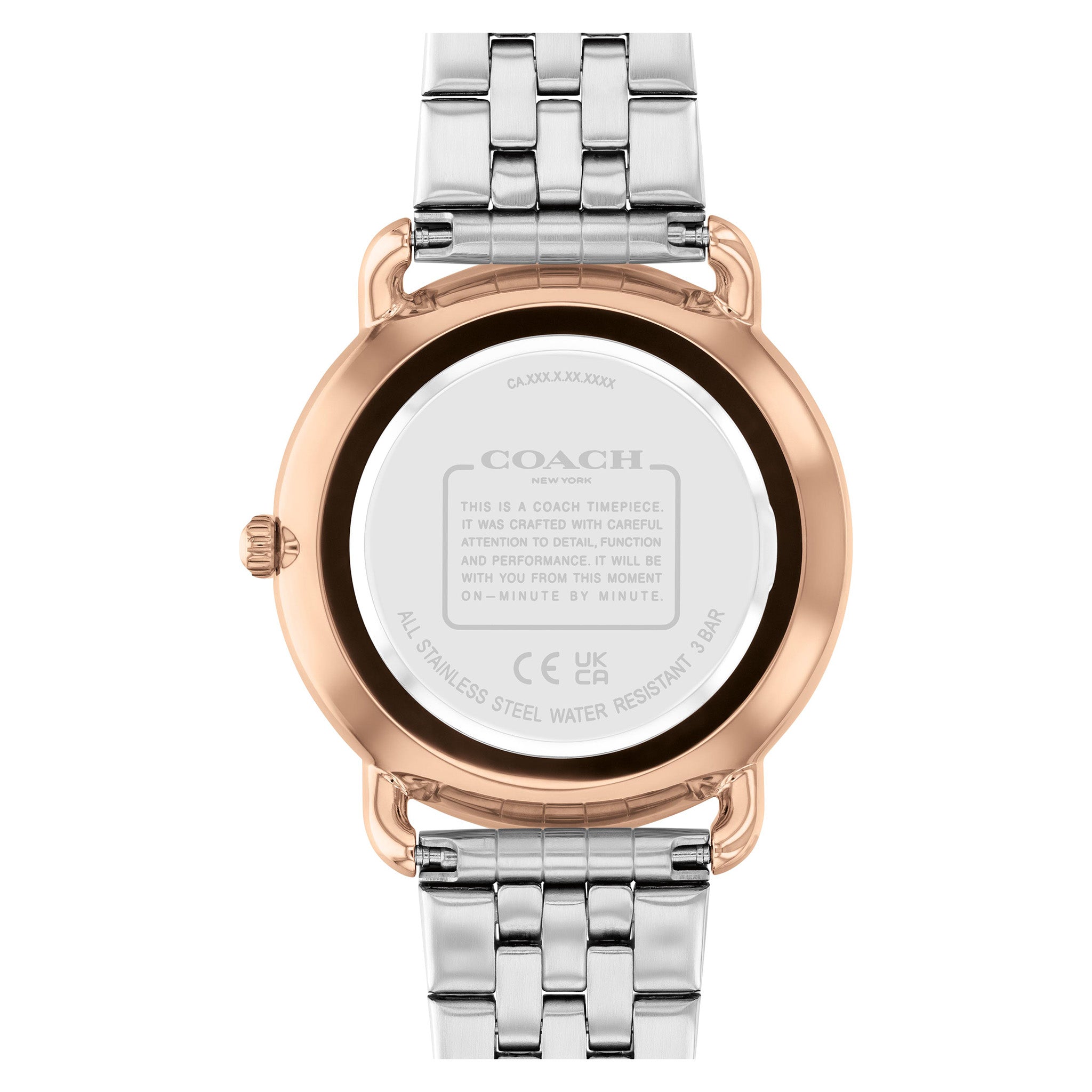 Coach Two-Tone Steel Silver White Dial Women's Watch - 14504293