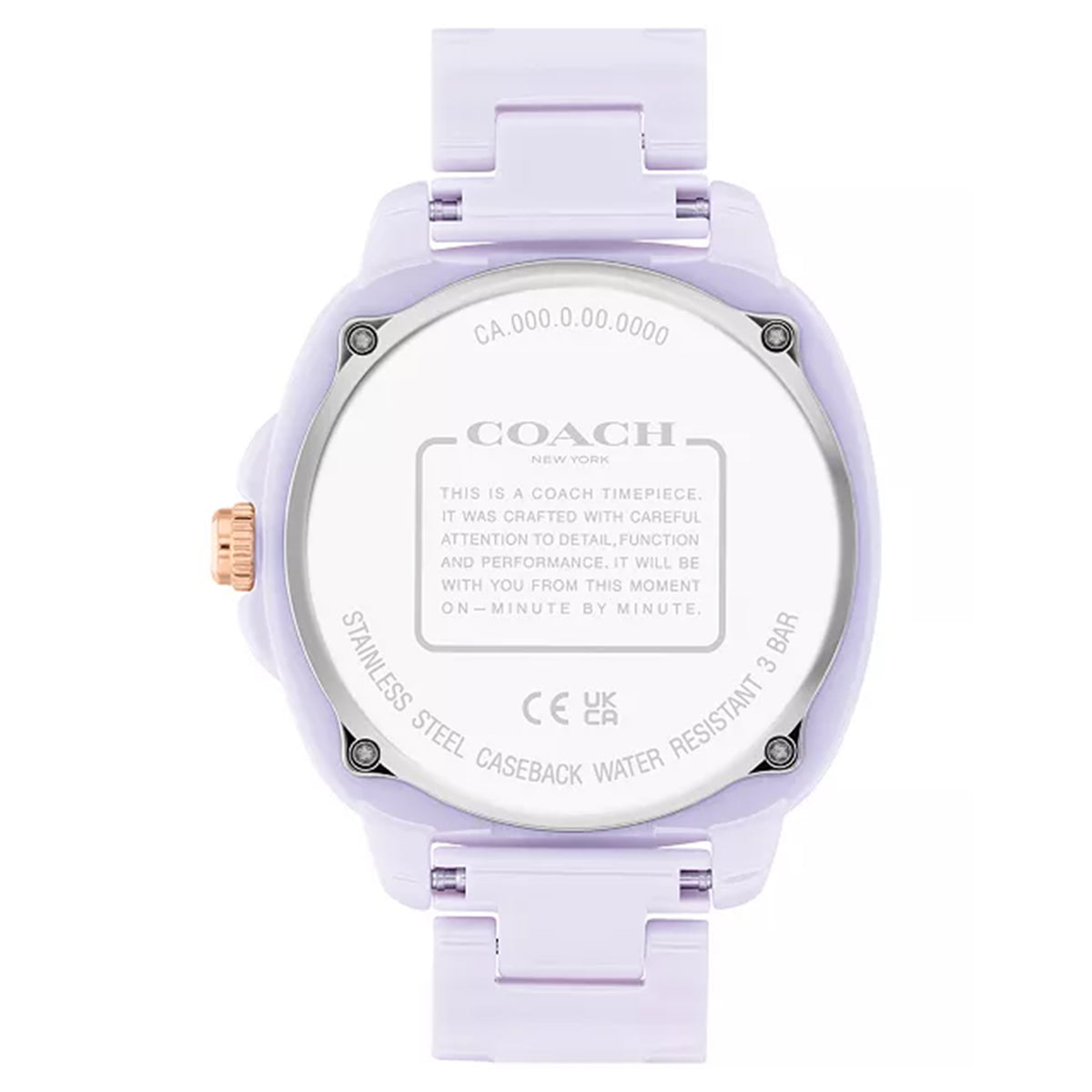 Coach Lavendar Ceramic Women's Watch - 14504481