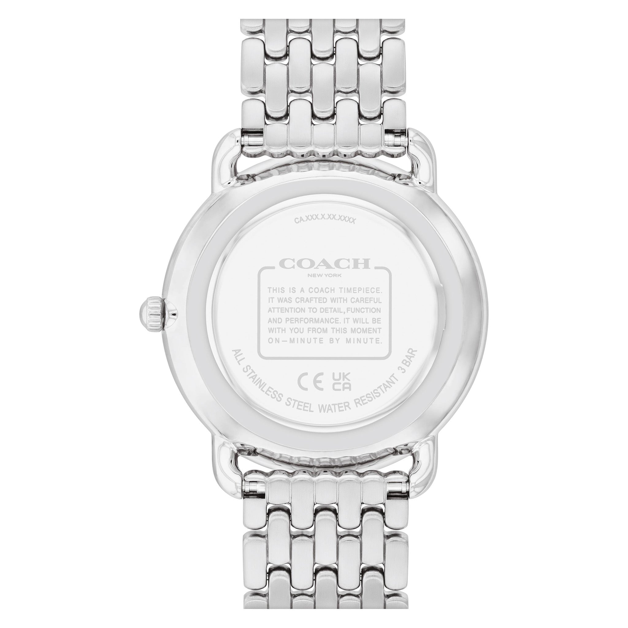 Coach Stainless Steel Chalk Dial Women's Watch - 14504516