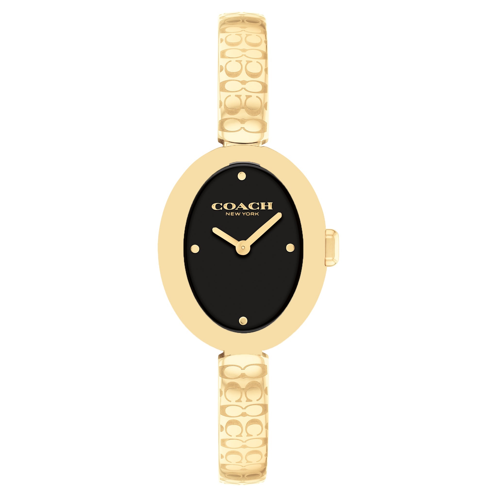 Coach Gold Steel Black Dial Women's Watch - 14504521 – The