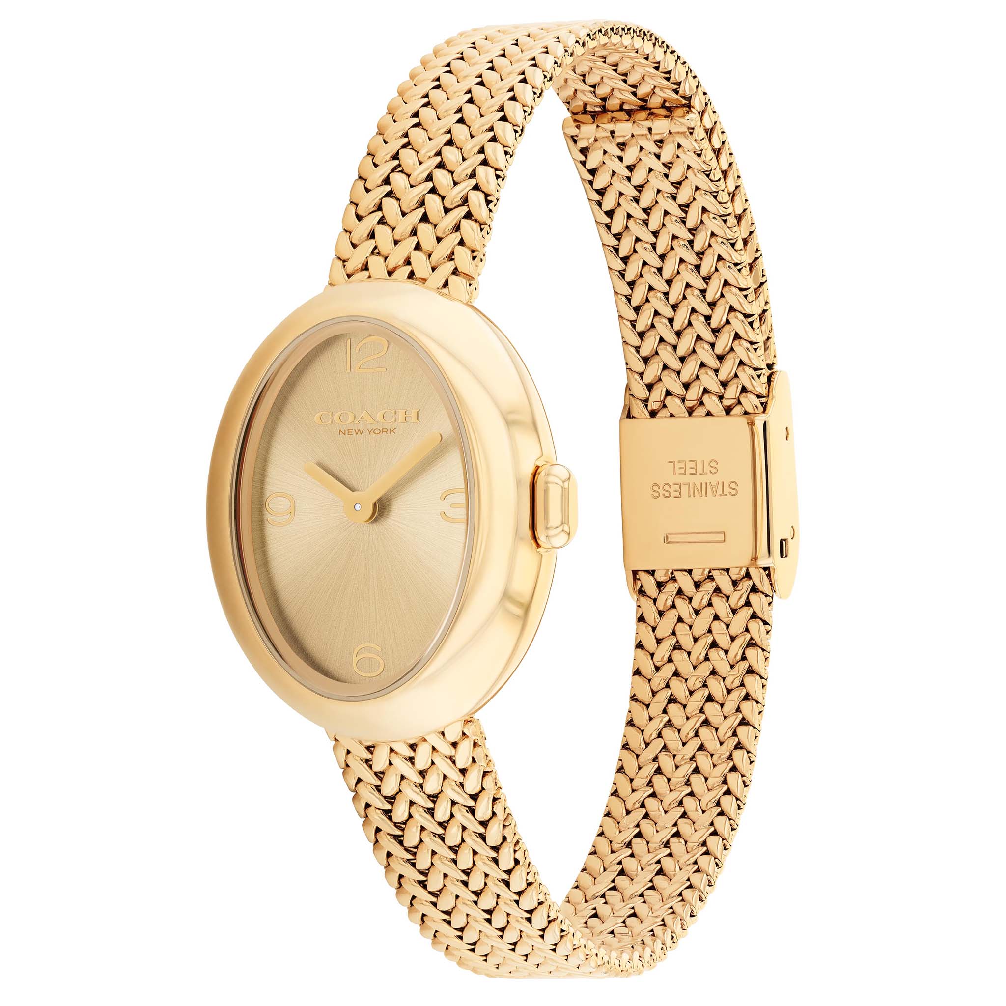 Coach Gold Steel Women's Watch - 14504567