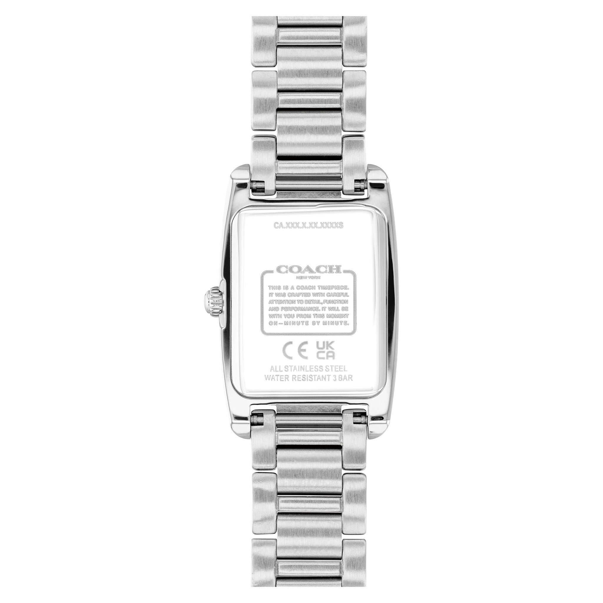 Coach Stainless Steel White Dial Women's Watch - 14504587