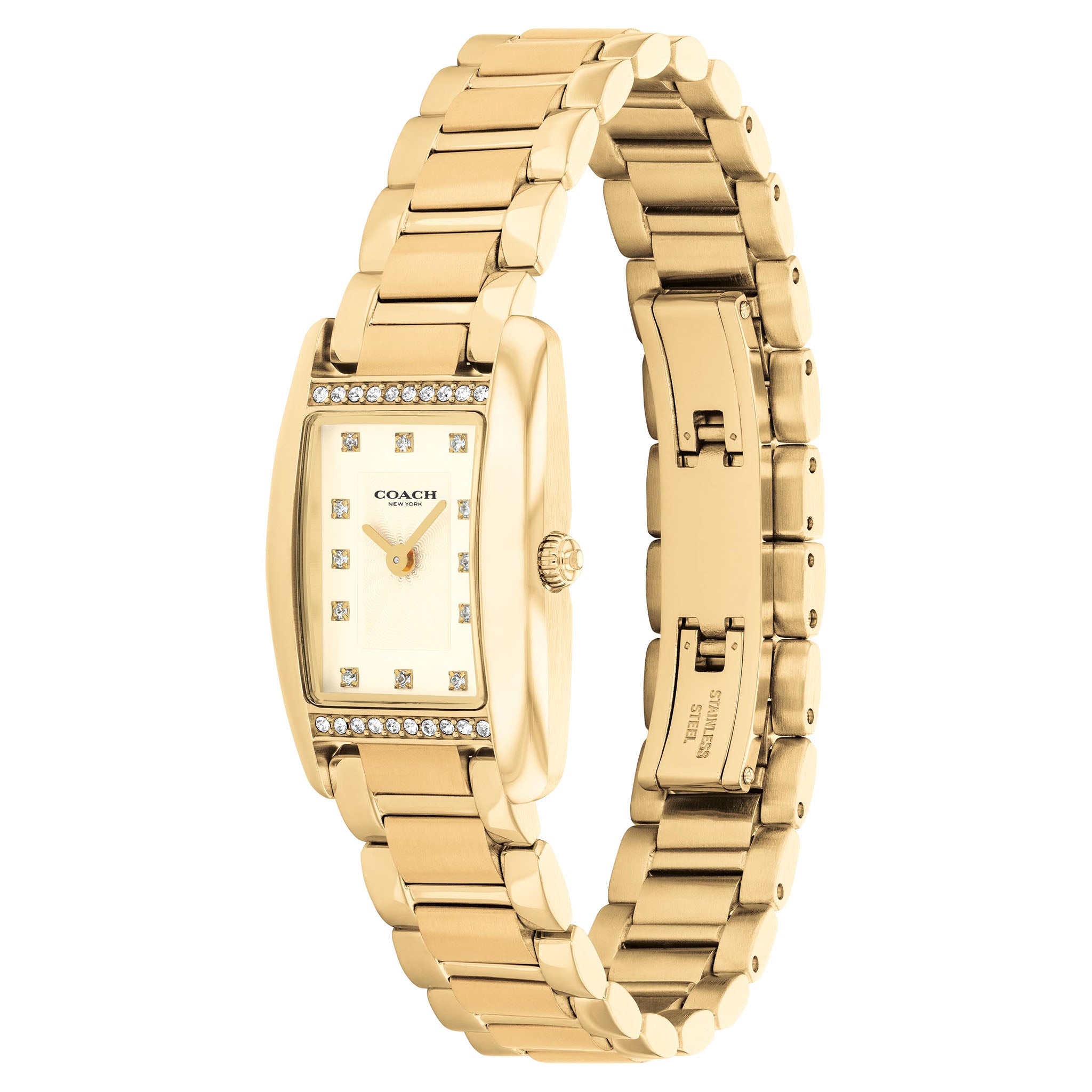 Coach Gold Steel Light Gold Dial Women's Watch - 14504588
