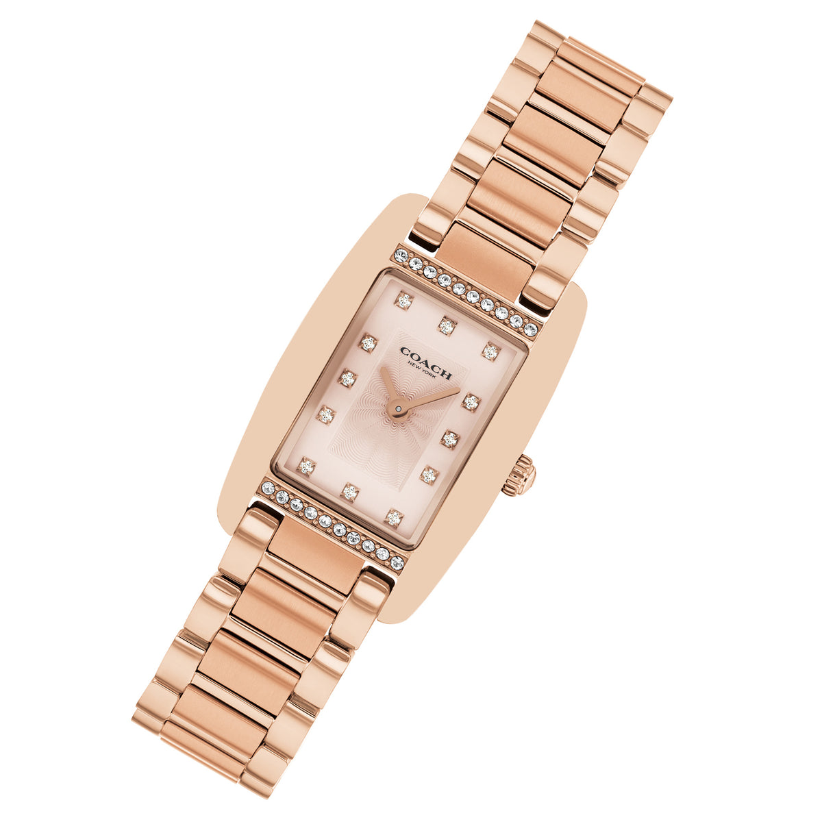 Coach Rose Gold Steel Carnation Gold Dial Women's Watch - 14504589