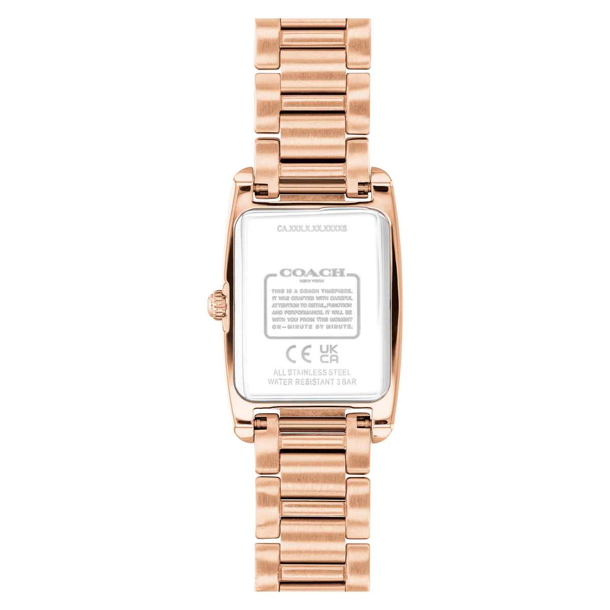 Coach Rose Gold Steel Carnation Gold Dial Women's Watch - 14504589