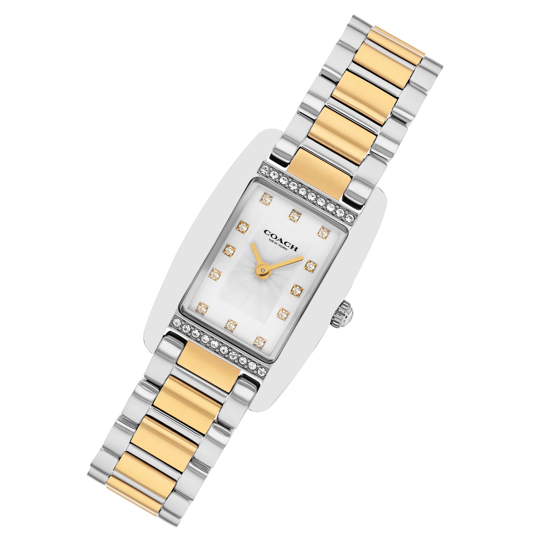 Coach Two-Tone Steel White Dial Women's Watch - 14504590