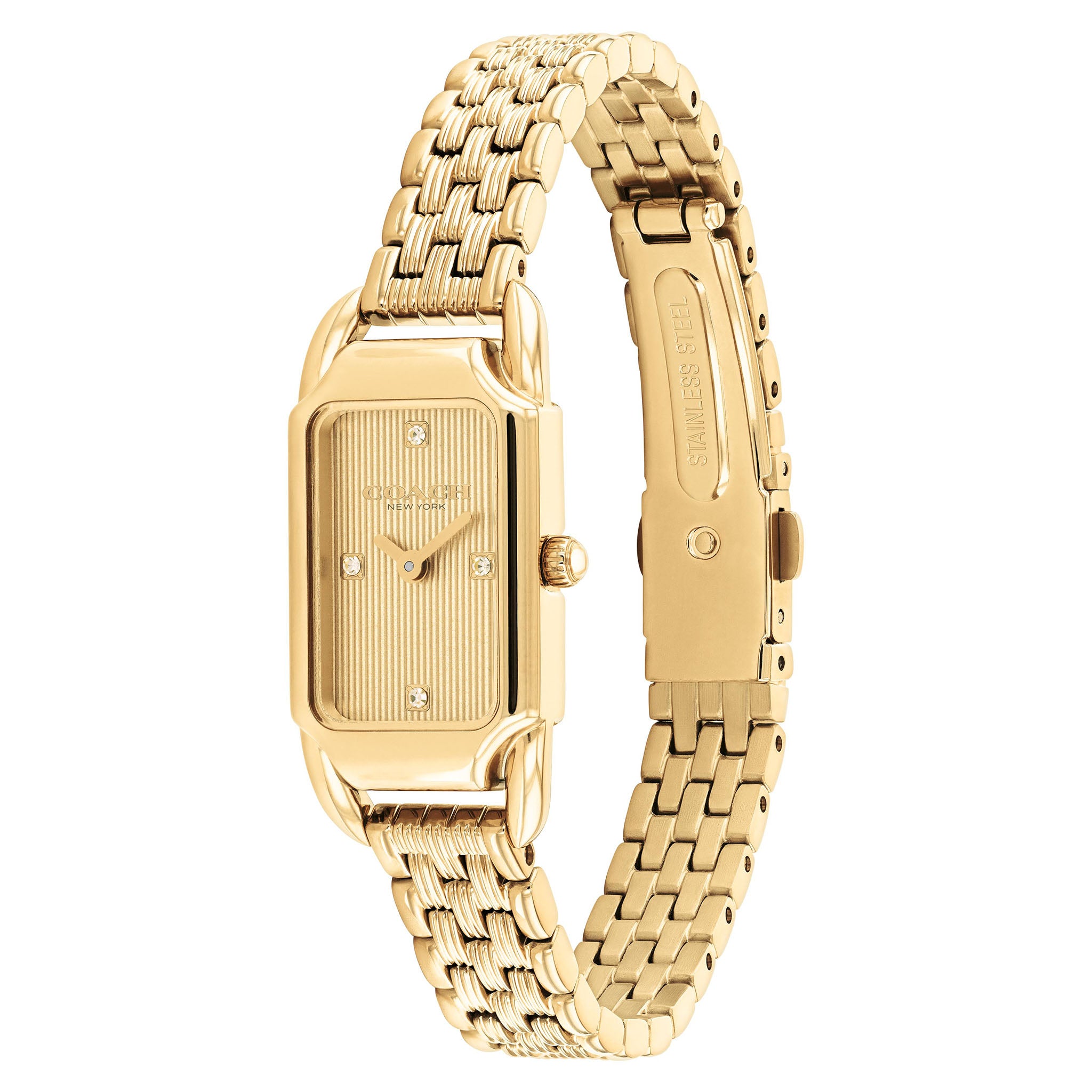 Coach Gold Steel Light Gold Dial Women's Watch - 14504629