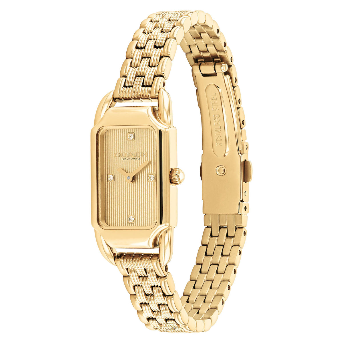 Coach Gold Steel Light Gold Dial Women's Watch - 14504629