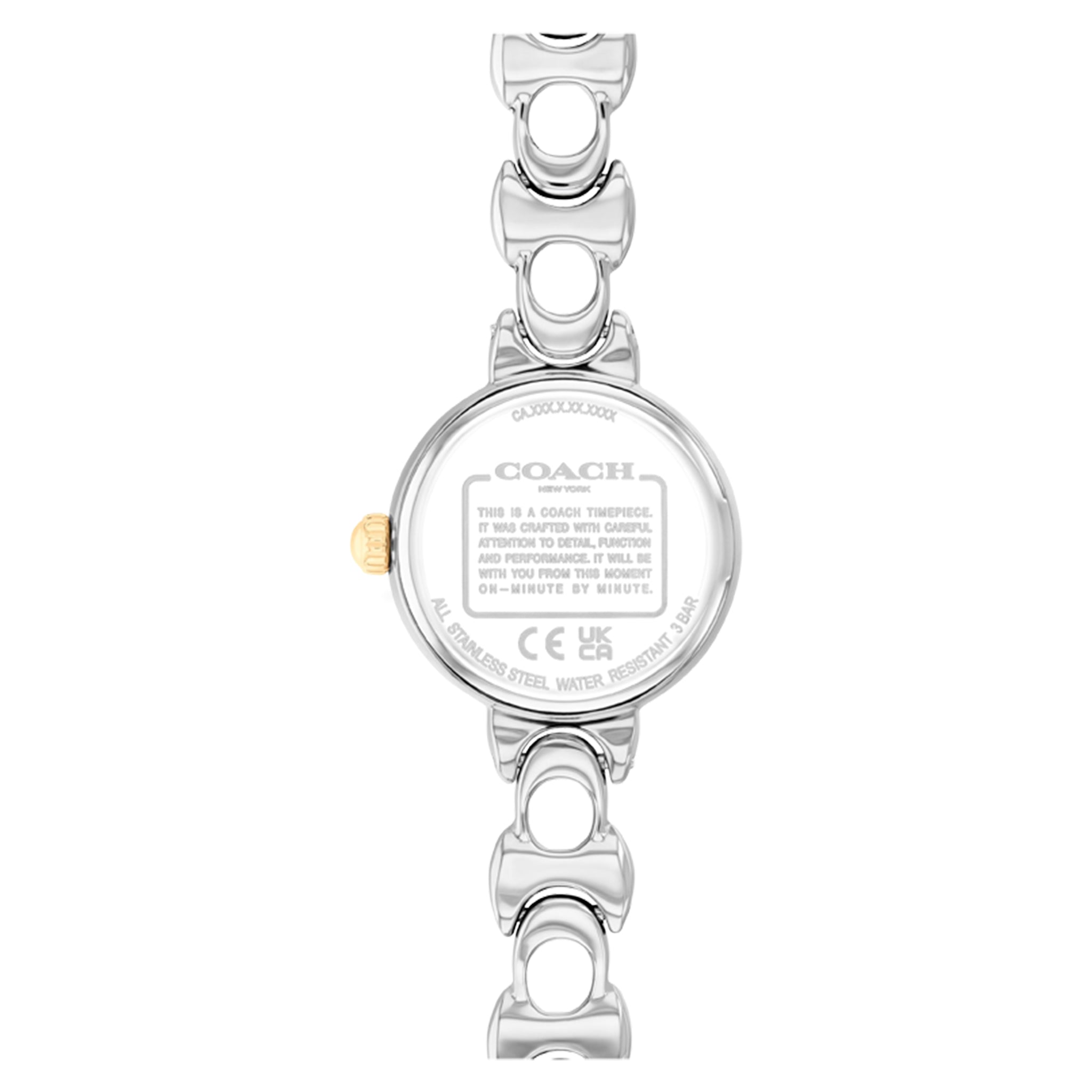 Coach Iris Two-Tone Steel White Dial Women's Watch - 14504653