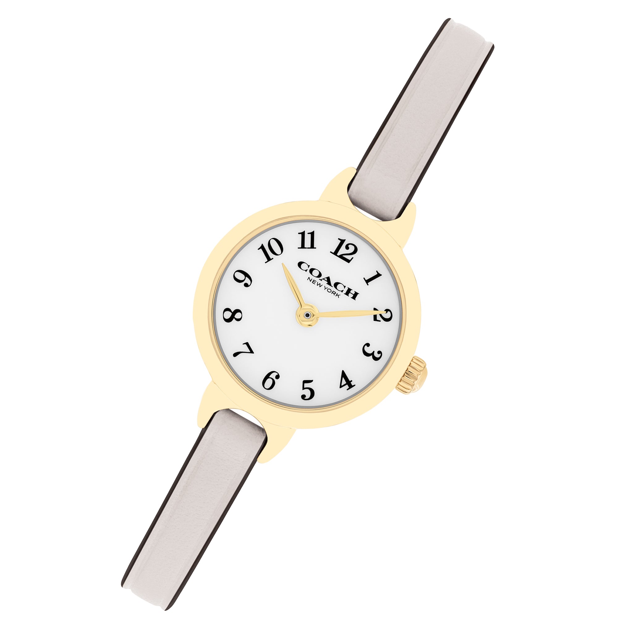 Coach Leather Chalk Dial Women's Watch - 14504655