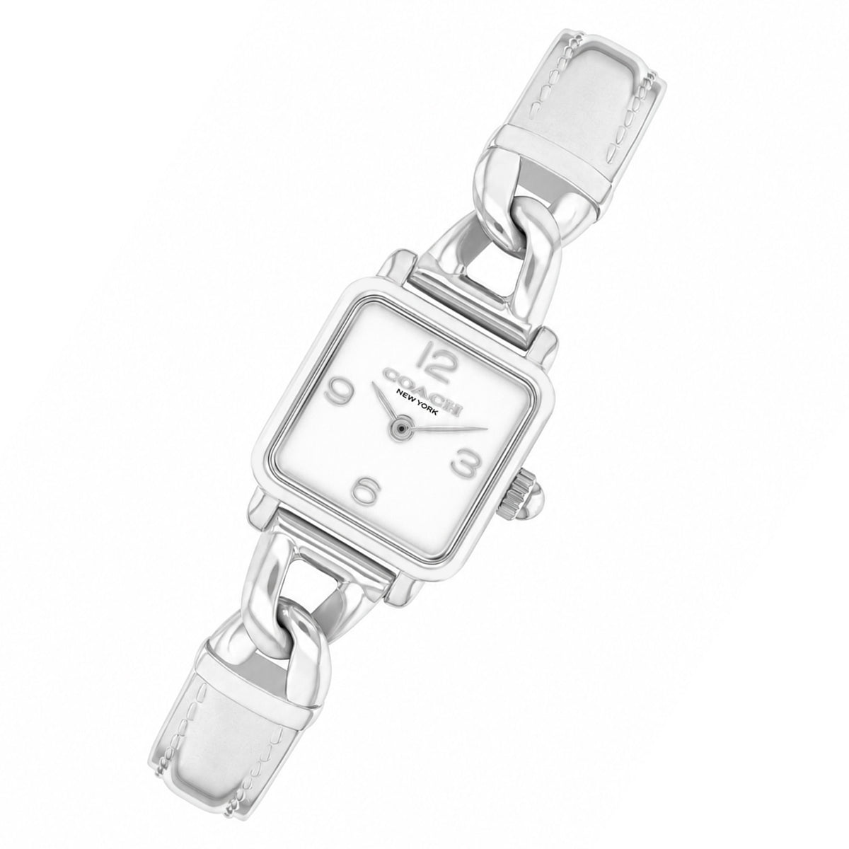 Coach Stainless Steel Silver White Dial Women's Watch - 14504670