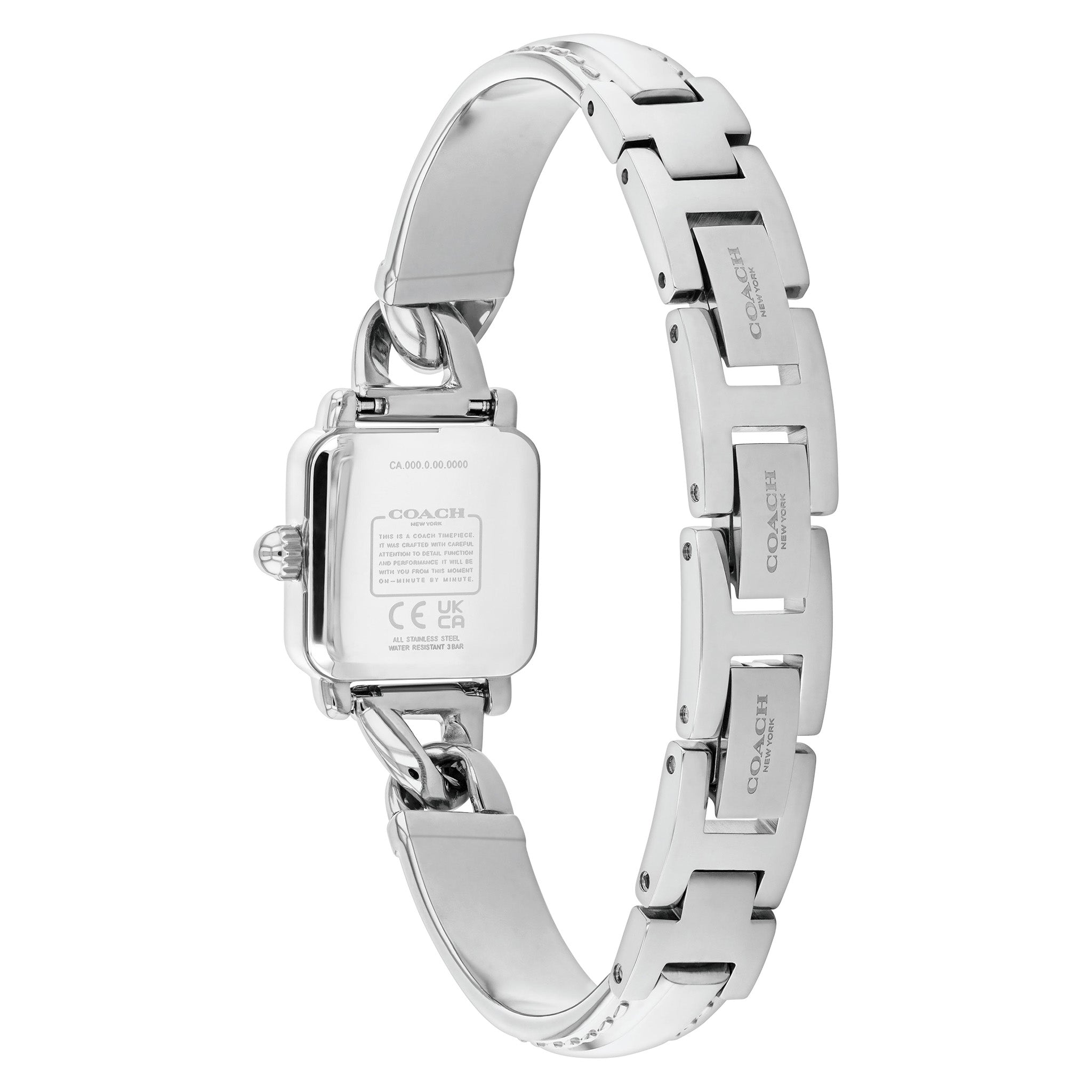 Coach Stainless Steel Silver White Dial Women's Watch - 14504670