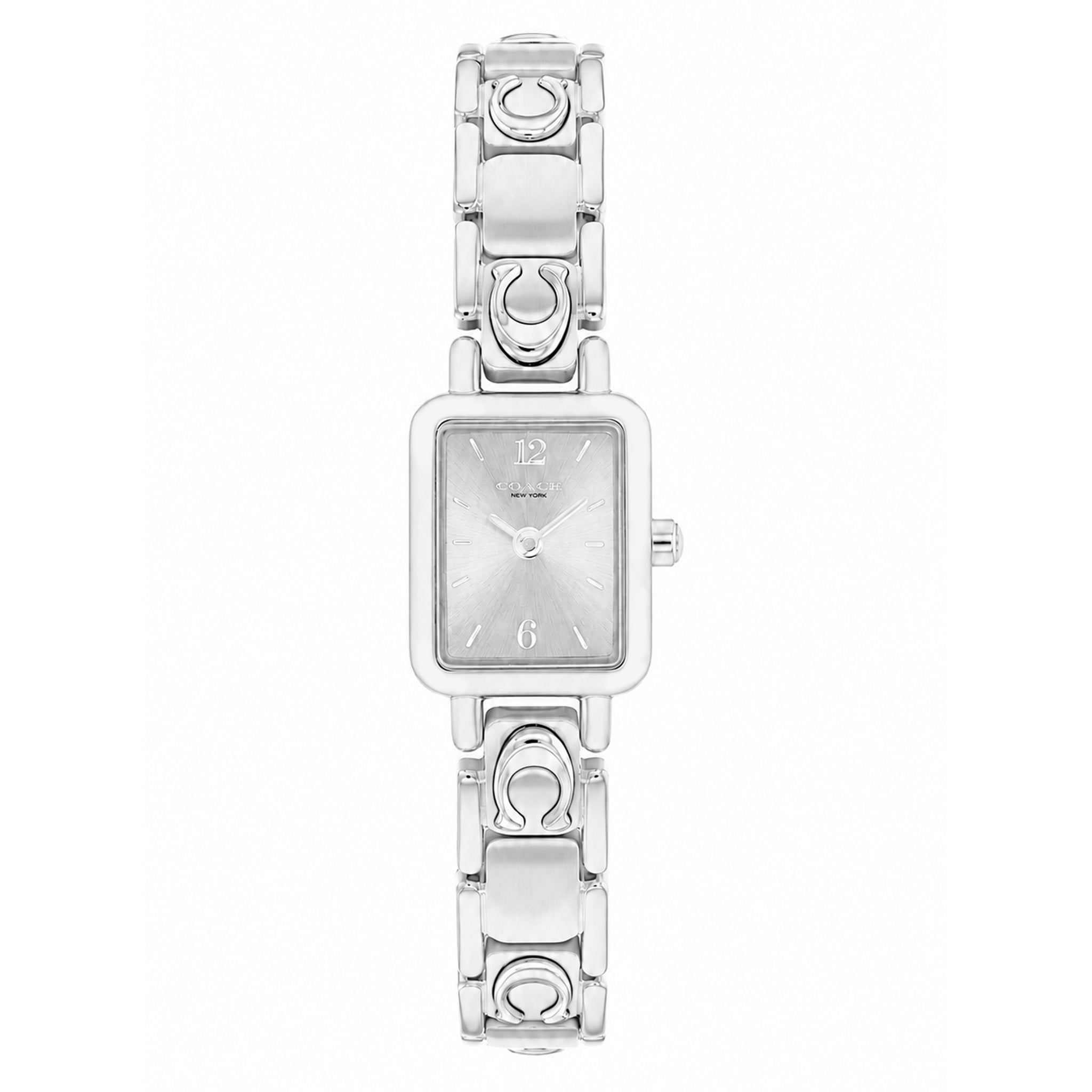 Coach Stainless Steel Silver White Dial Women's Watch - 14504671