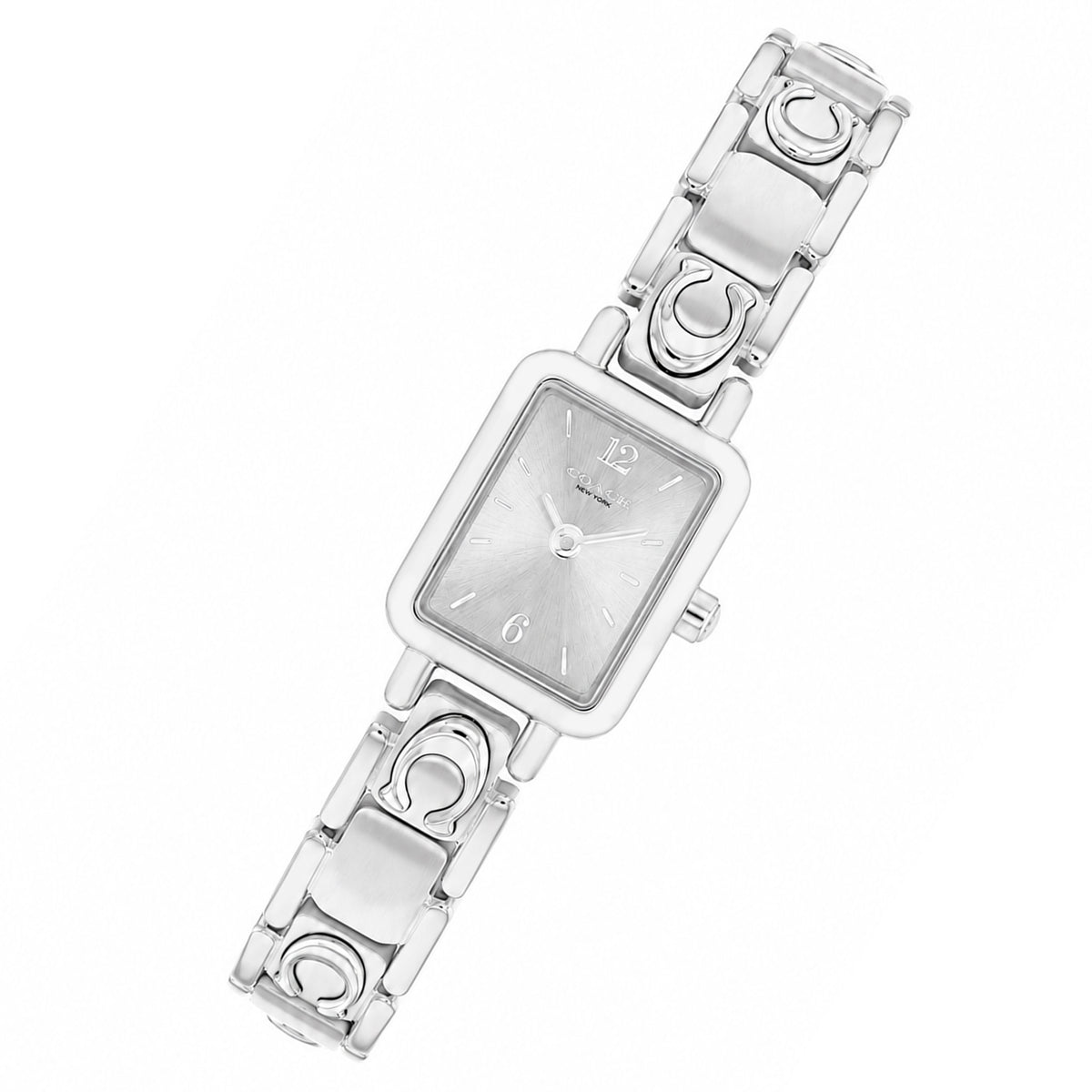 Coach Stainless Steel Silver White Dial Women's Watch - 14504671