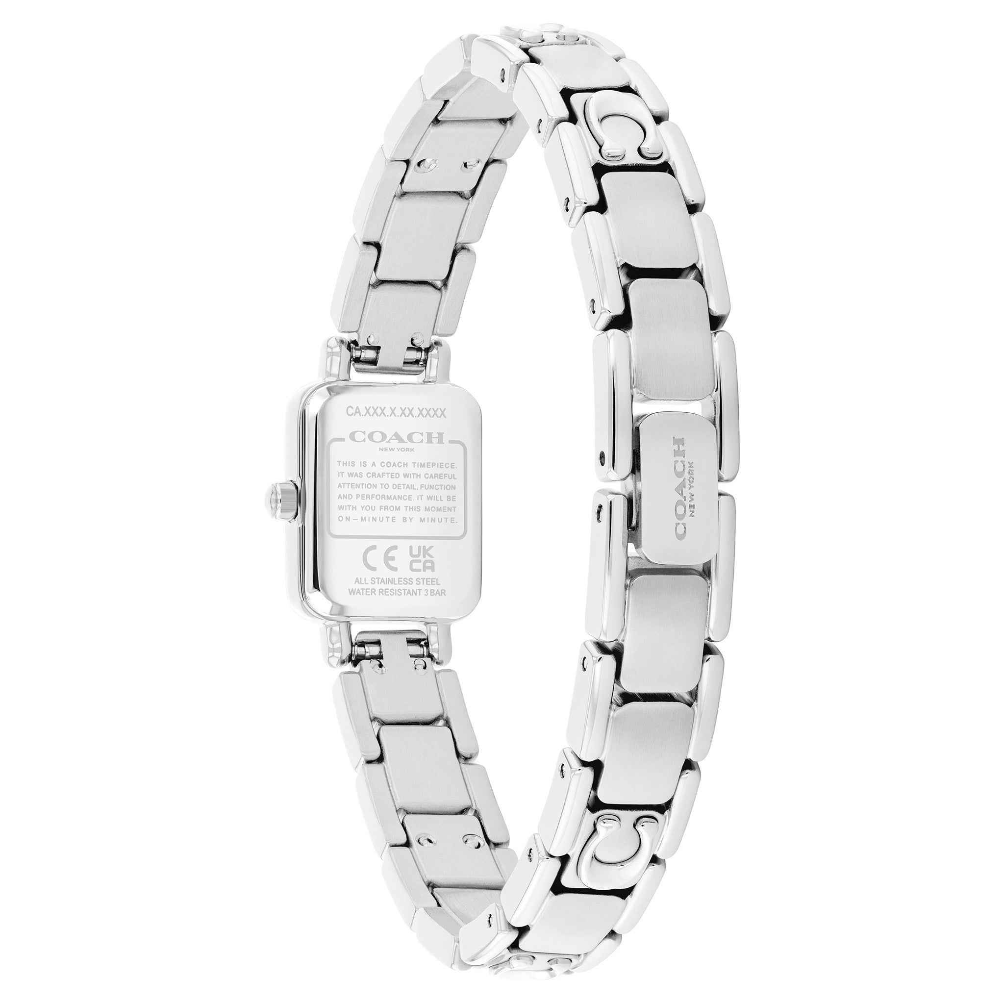 Coach Stainless Steel Silver White Dial Women's Watch - 14504671