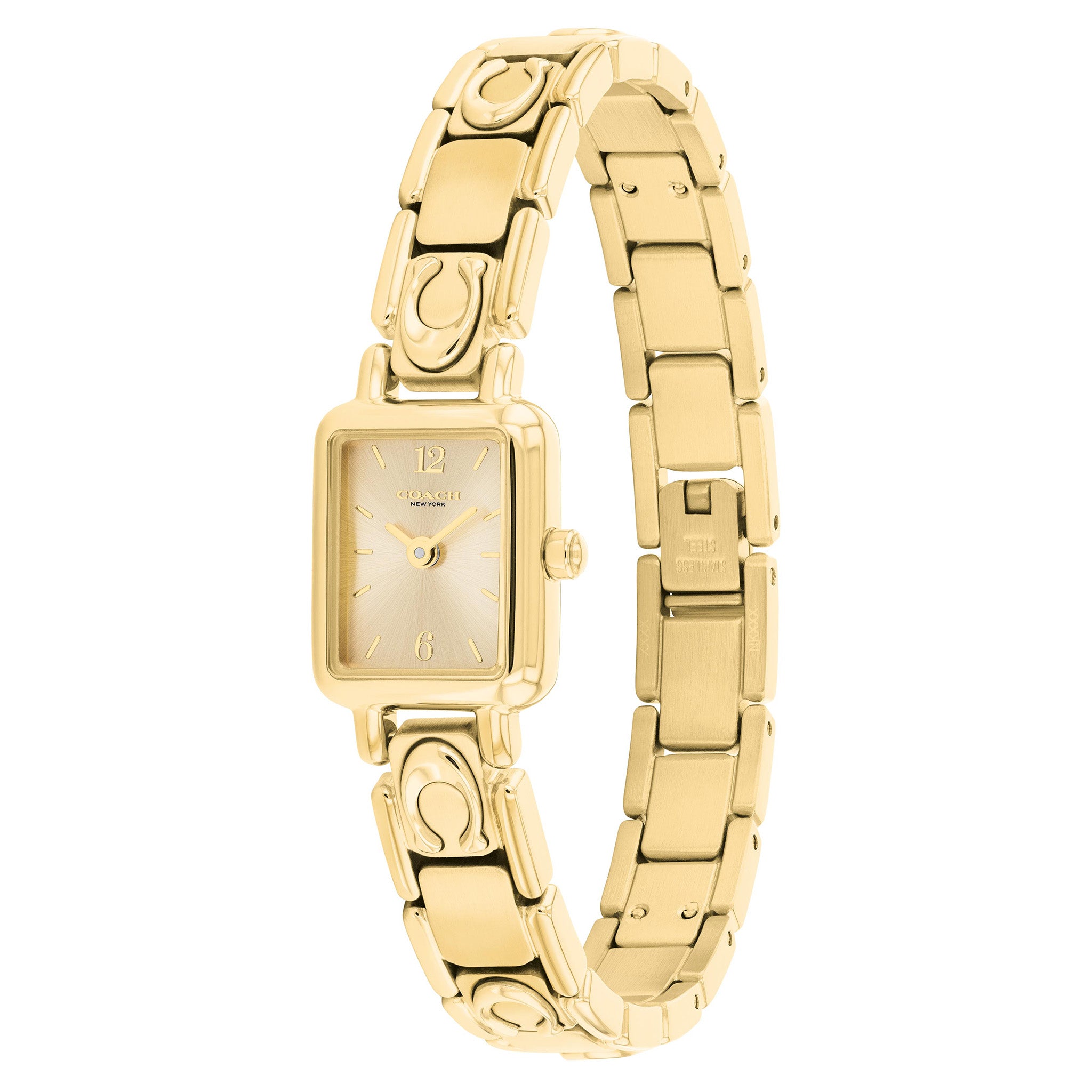 Coach Gold Steel Light Gold Dial Women's Watch - 14504672