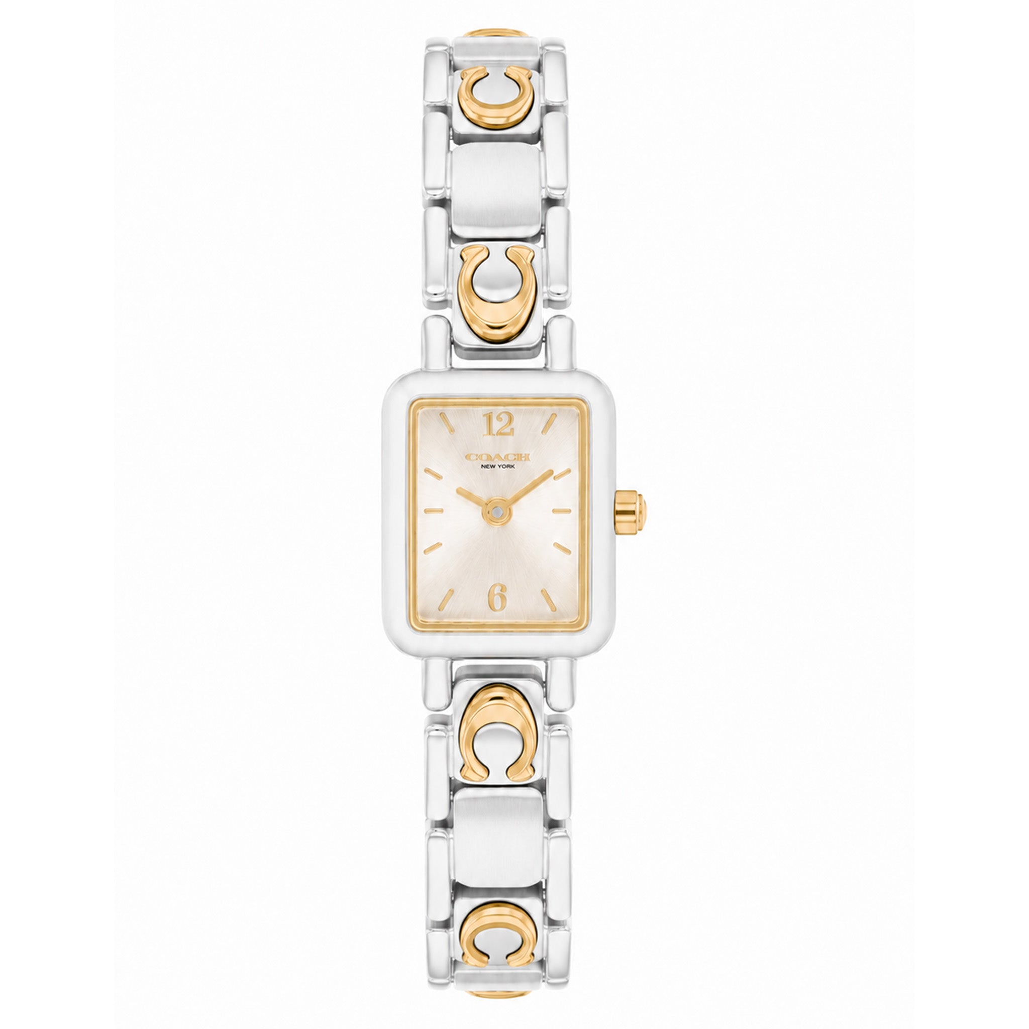 Coach Two-Tone Steel Chalk Dial Women's Watch - 14504673