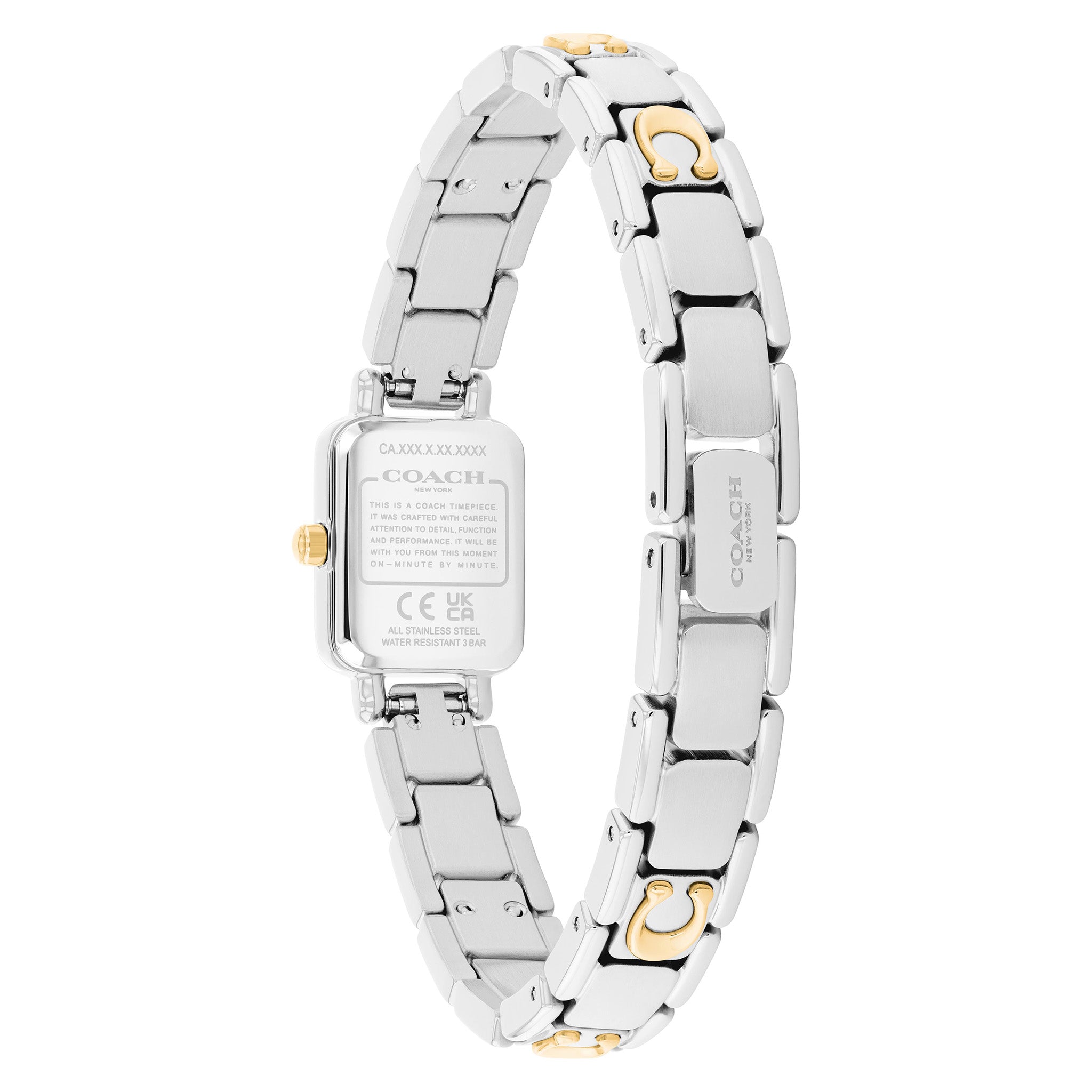 Coach Two-Tone Steel Chalk Dial Women's Watch - 14504673