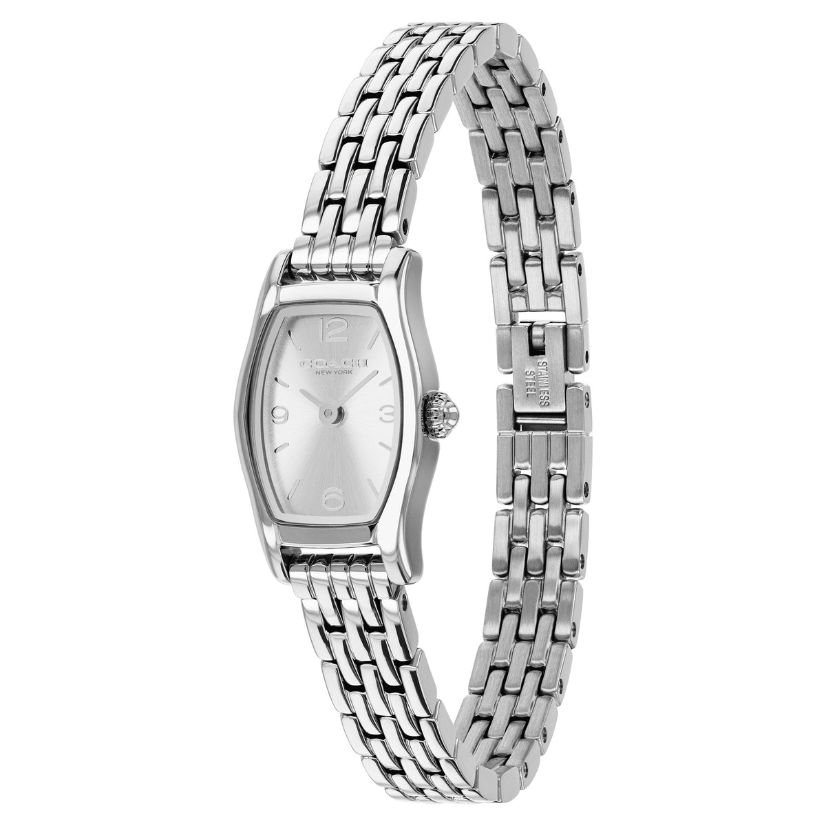 Coach Stainless Steel Silver White Dial Women's Watch - 14504715