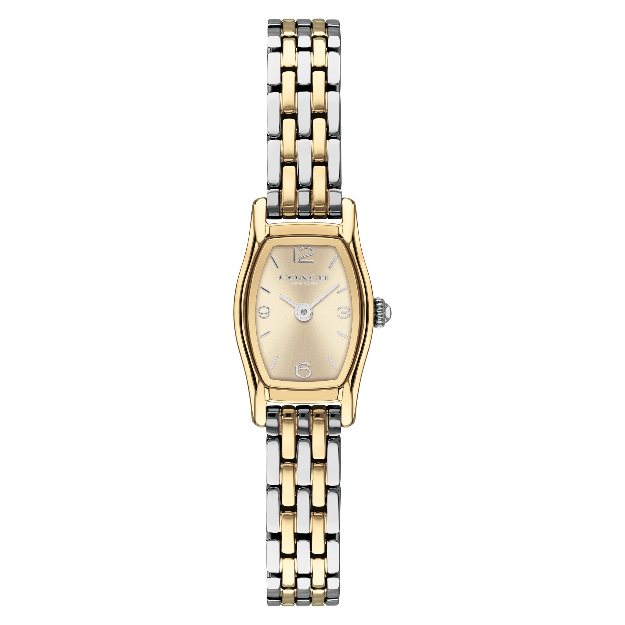 Coach Two-Tone Steel Light Champagne Dial Women's Watch - 14504718