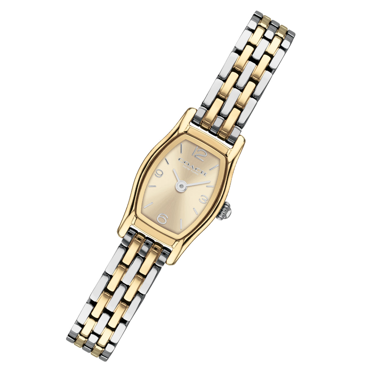 Coach Two-Tone Steel Light Champagne Dial Women's Watch - 14504718
