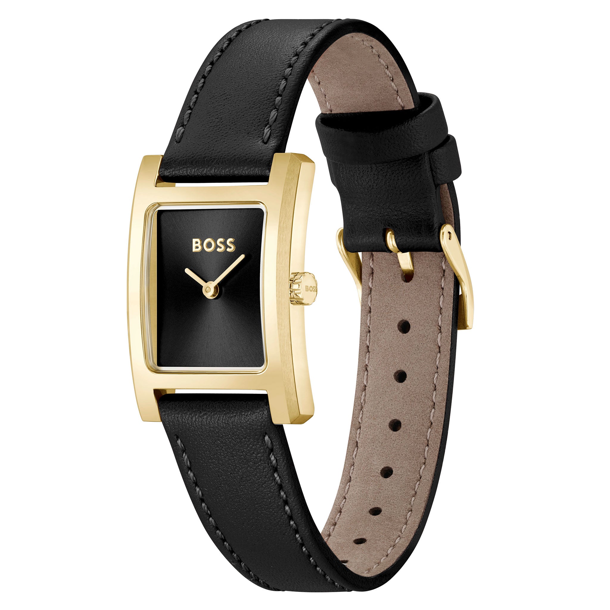 Hugo Boss Black Leather Slim Women's Watch - 1502742