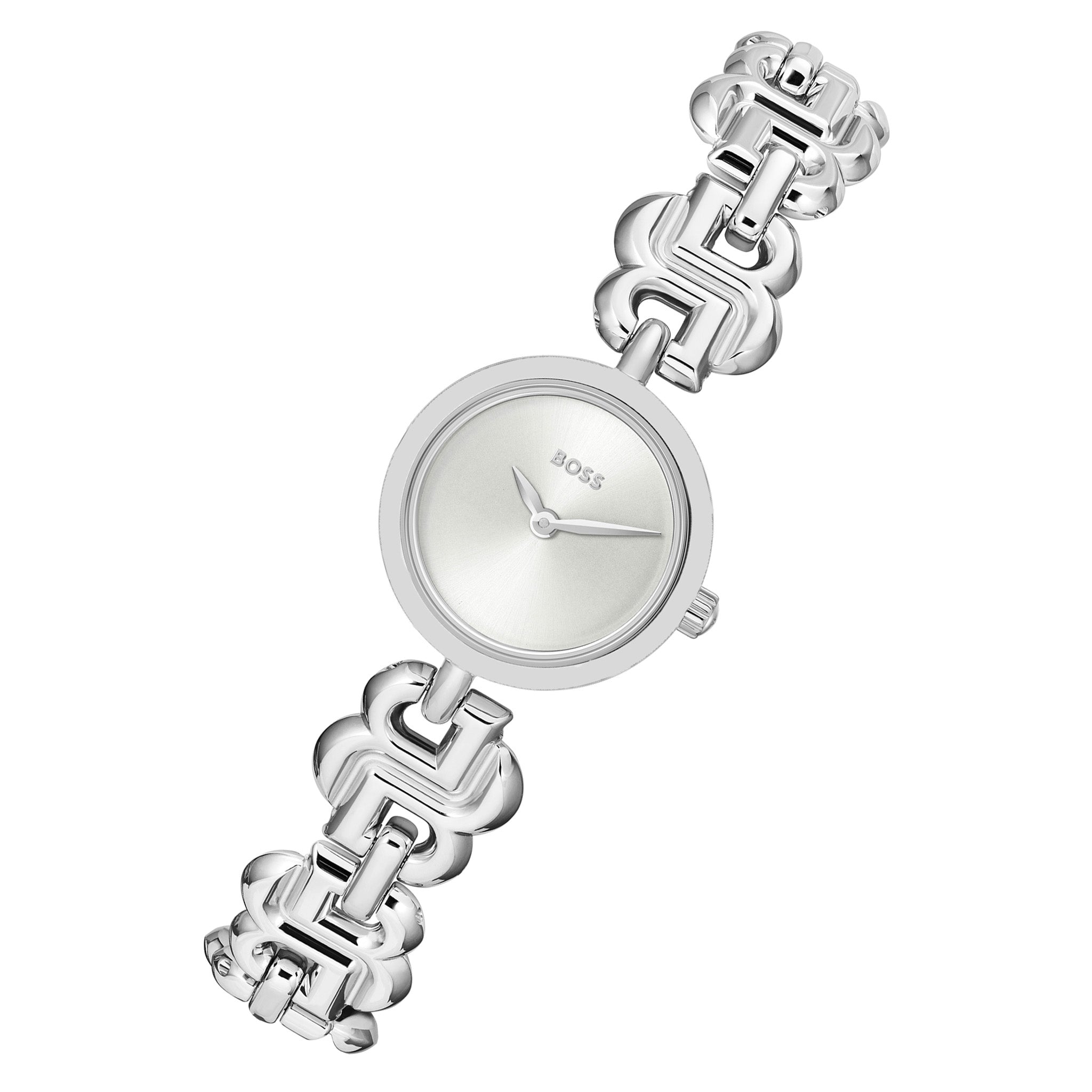 BOSS by Hugo Boss Stainless Steel Silver White Dial Women's Watch - 1502793