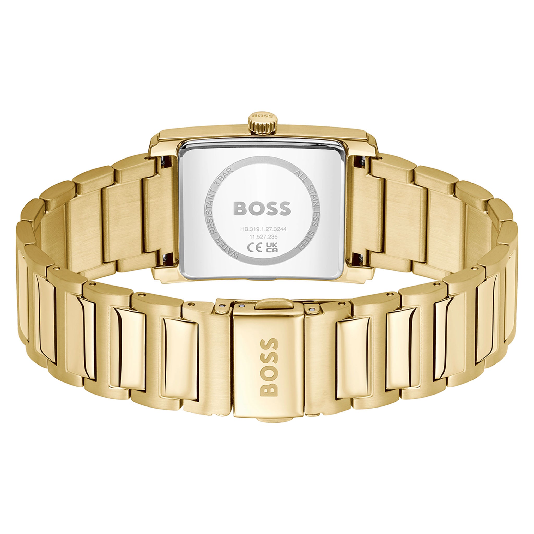 BOSS by Hugo Boss Gold Steel Silver White Dial Men's Watch - 1514280