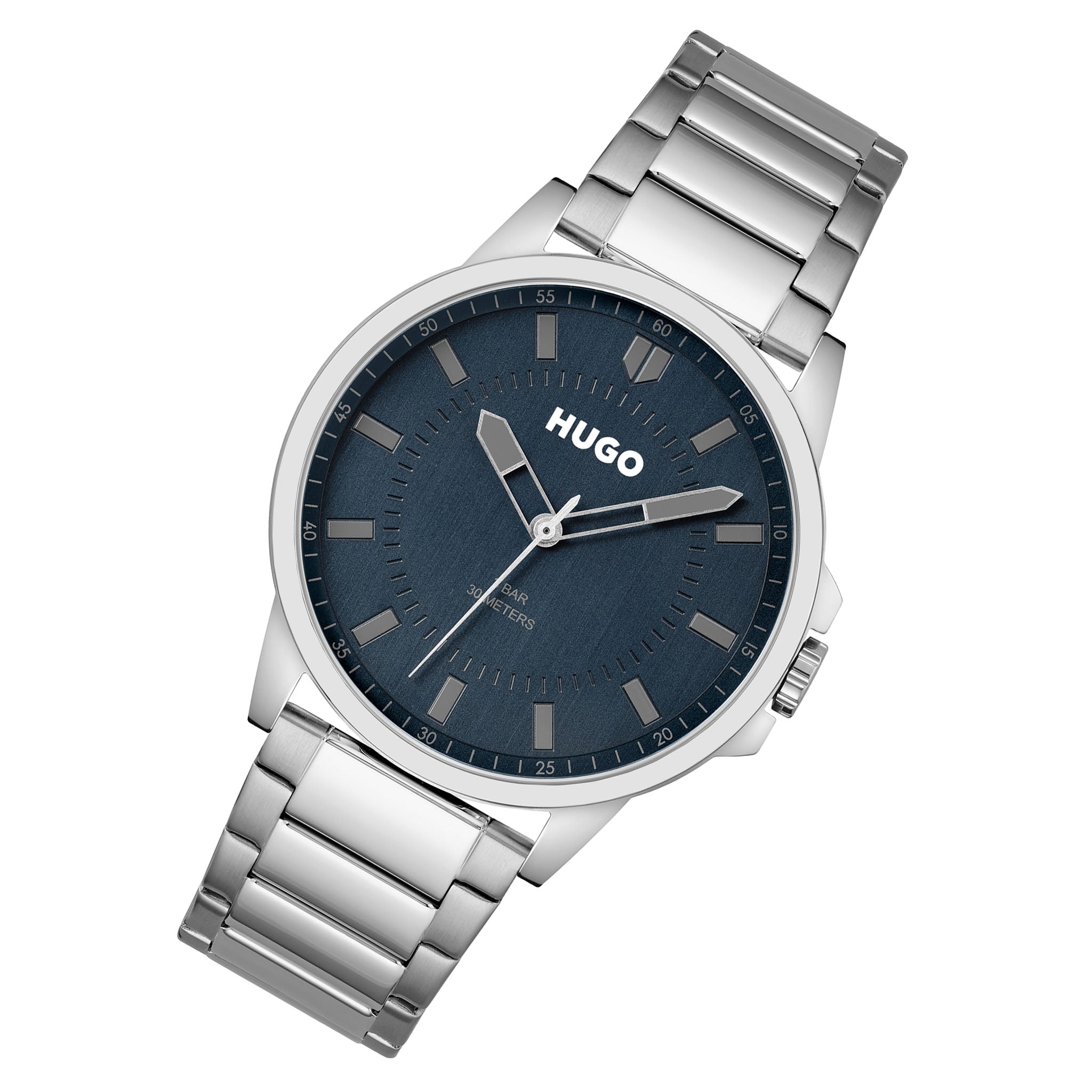 HUGO by Hugo Boss Stainless Steel Blue Dial Men's Watch - 1530186