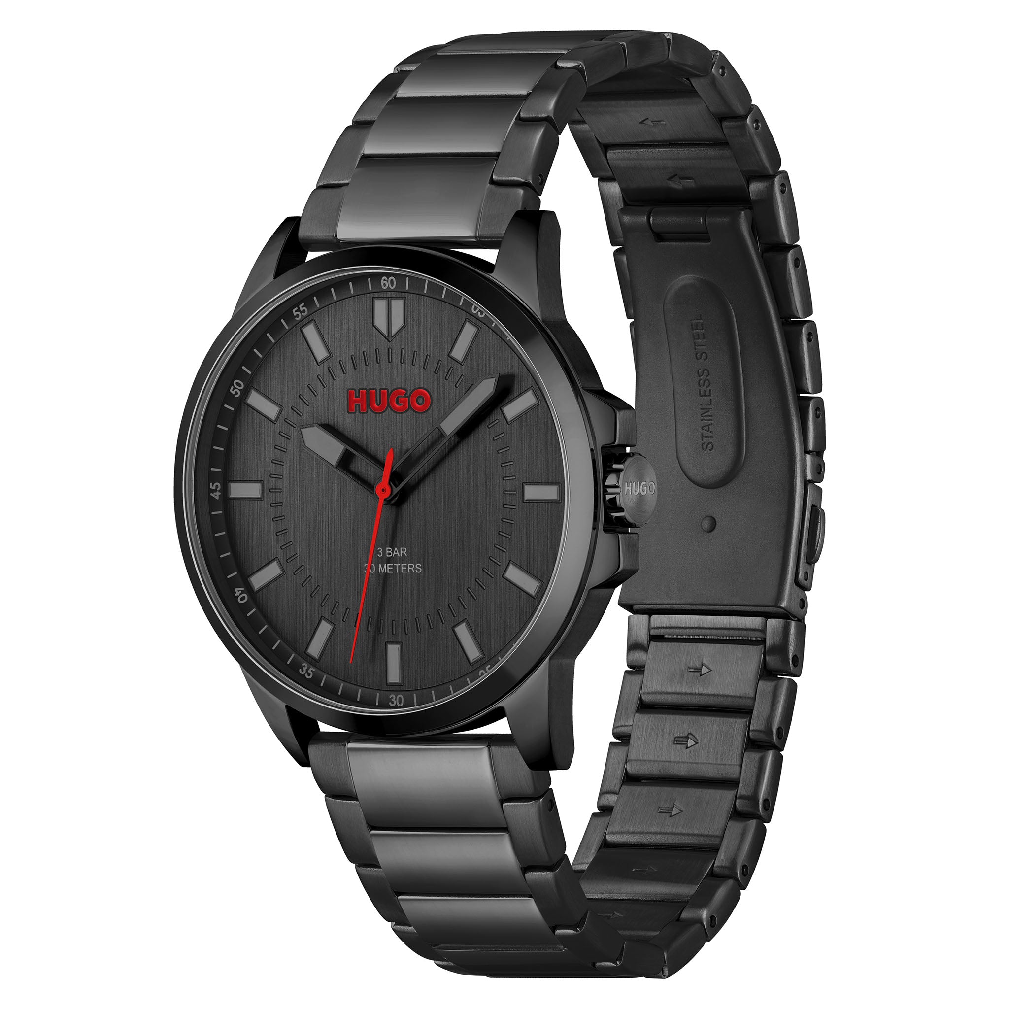 HUGO by Hugo Boss Black Steel Men's Watch - 1530187