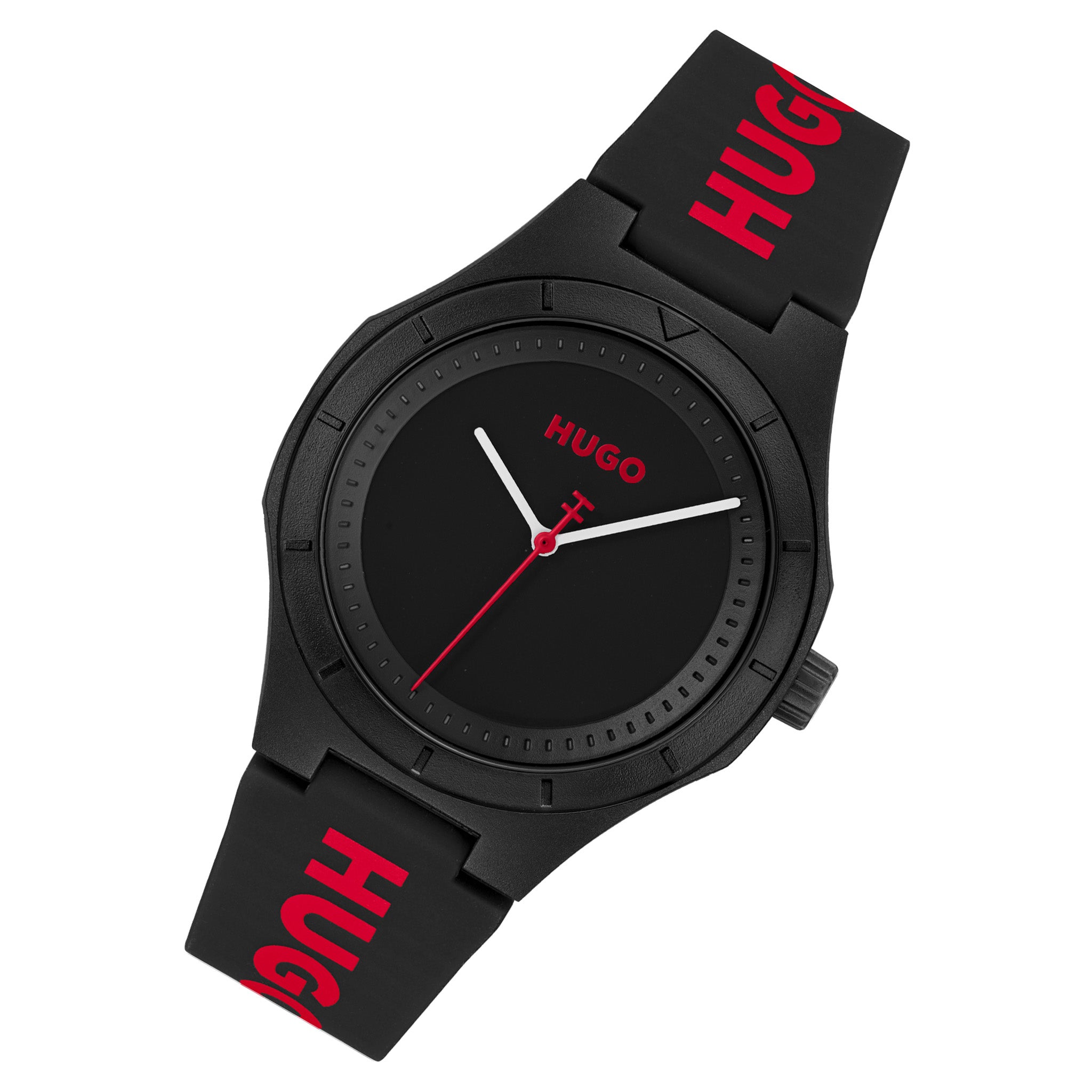 HUGO by Hugo Boss Silicone Black Dial Men's Watch - 1530343