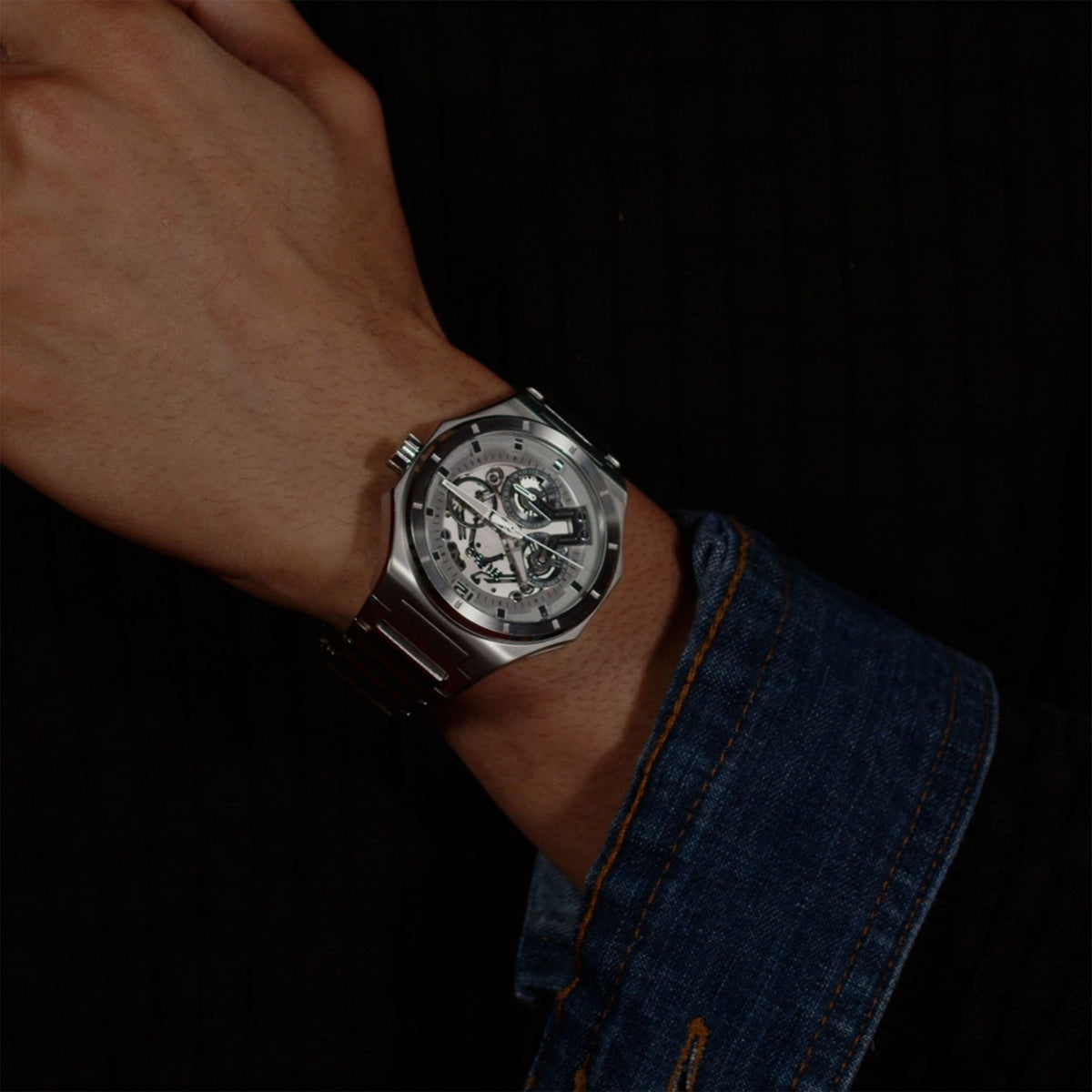 HUGO by Hugo Boss Stainless Steel Silver Dial Multi-function Men's Watch - 1530377