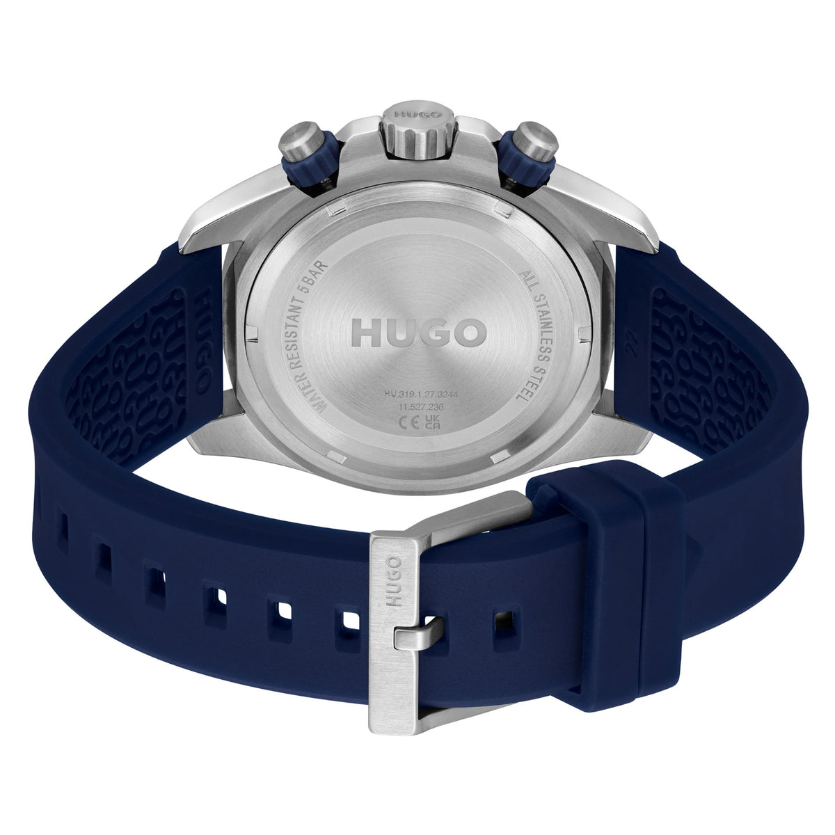 HUGO by Hugo Boss Silicone Blue Dial Multi-function Men's Watch - 1530428