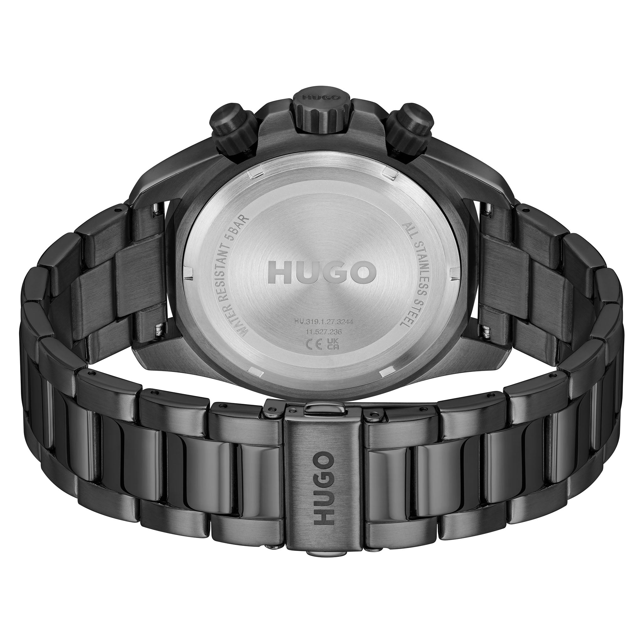 HUGO by Hugo Boss Black Steel Multi-function Men's Watch - 1530431
