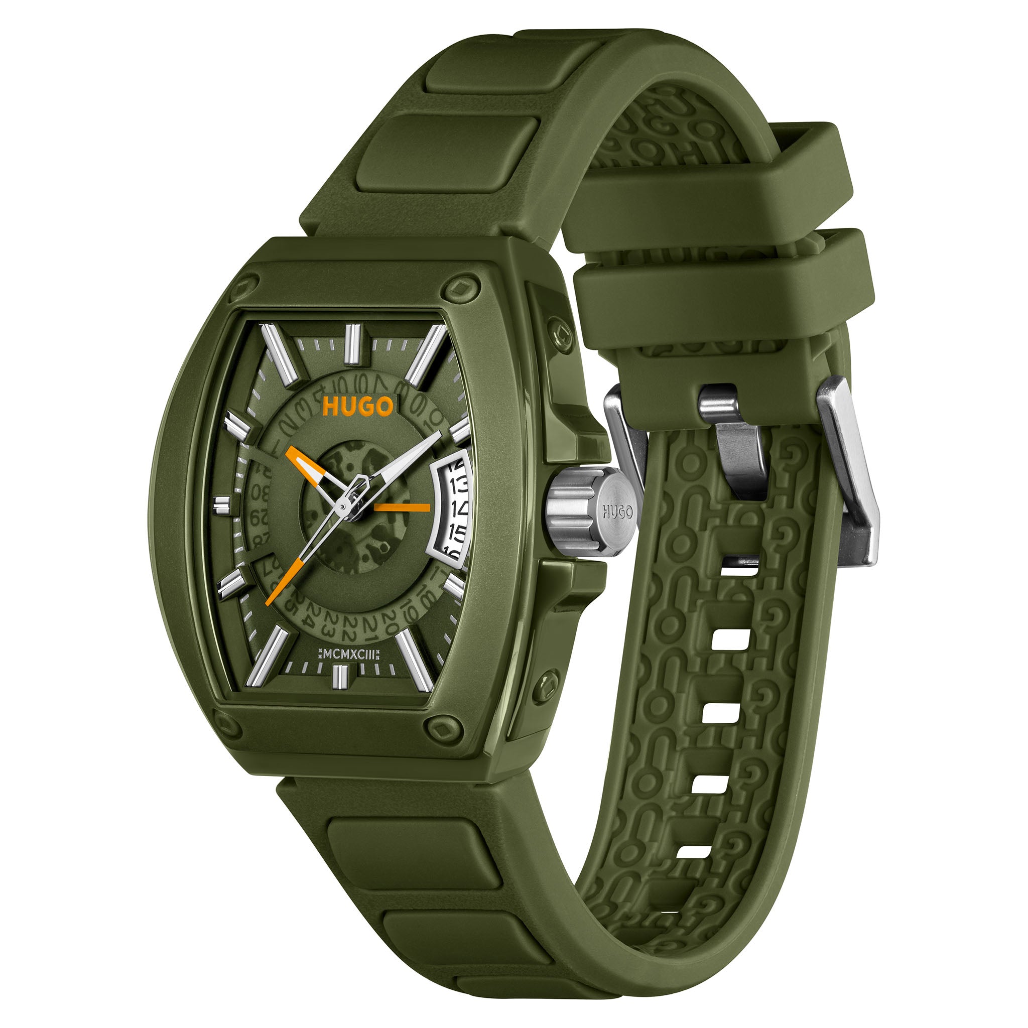 HUGO by Hugo Boss Silicone Green Dial Men's Watch - 1530433