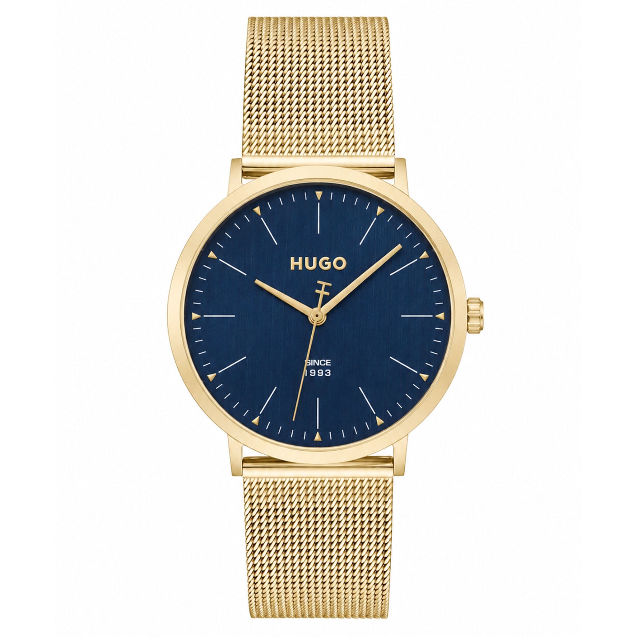 HUGO by Hugo Boss Gold Steel Blue Dial Men's Watch - 1530473