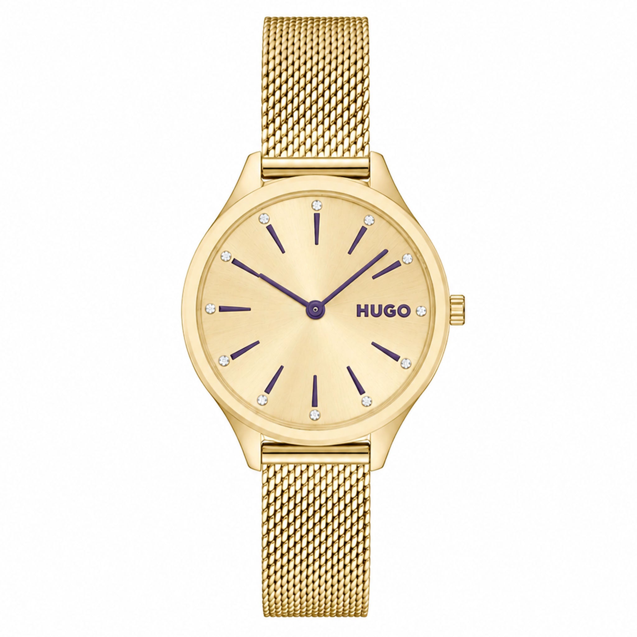 HUGO by Hugo Boss Steel Gold Dial Women's Watch - 1540188
