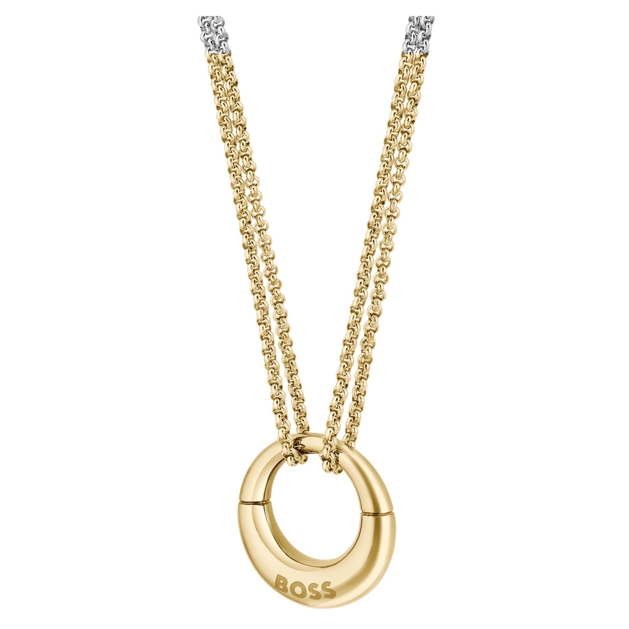 BOSS by Hugo Boss Jewellery Gold Steel Women's Pendant Necklace - 1580581