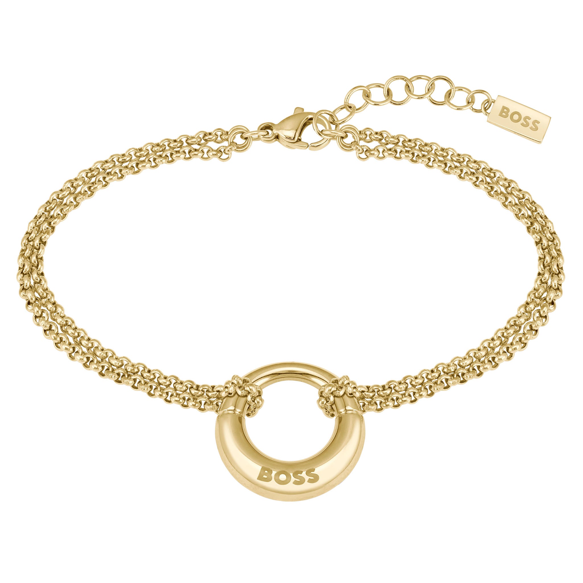 BOSS by Hugo Boss Jewellery Gold Steel Women's Chain Bracelet - 1580602