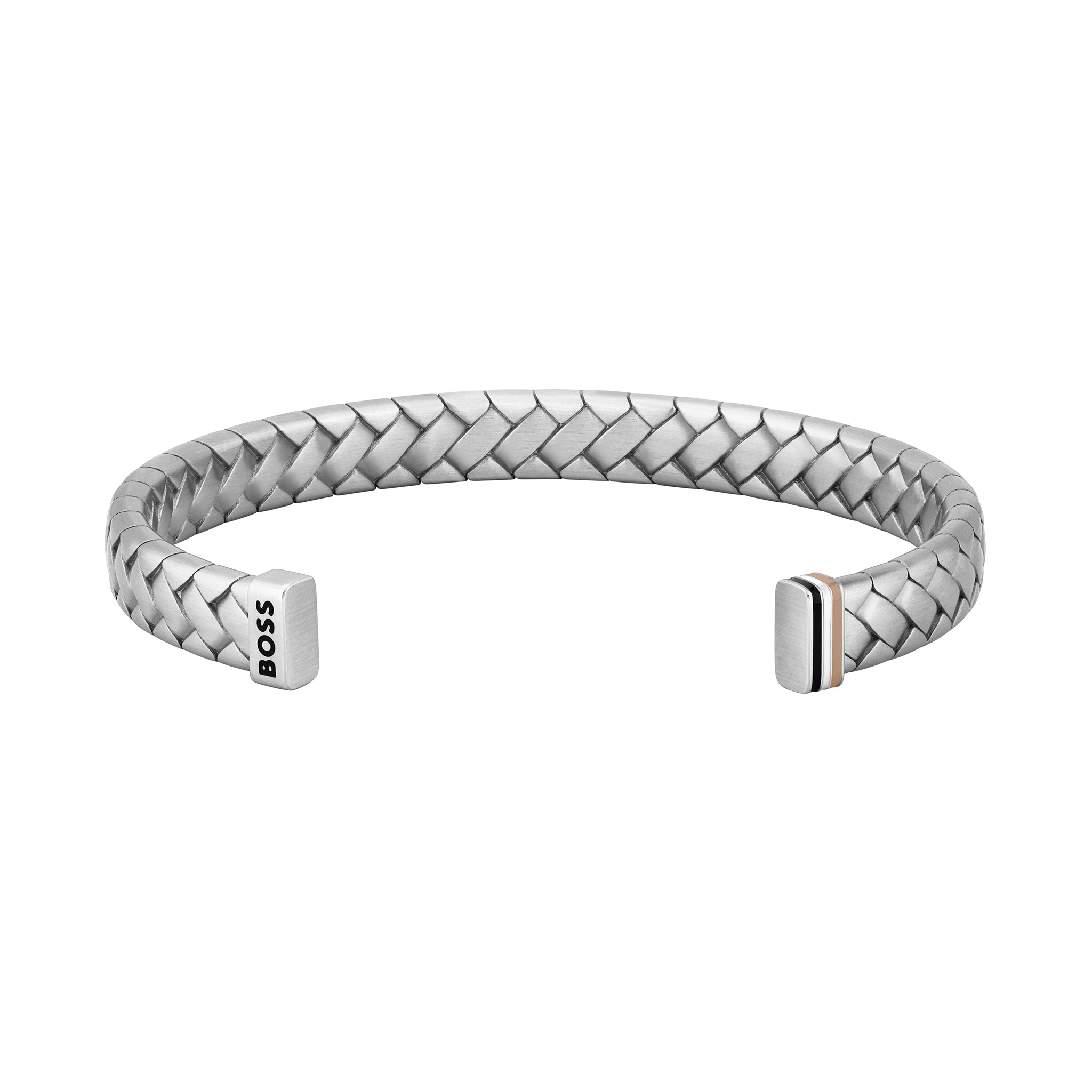 Hugo Boss Jewellery Stainless Steel Men's Open Bangle - 1580671