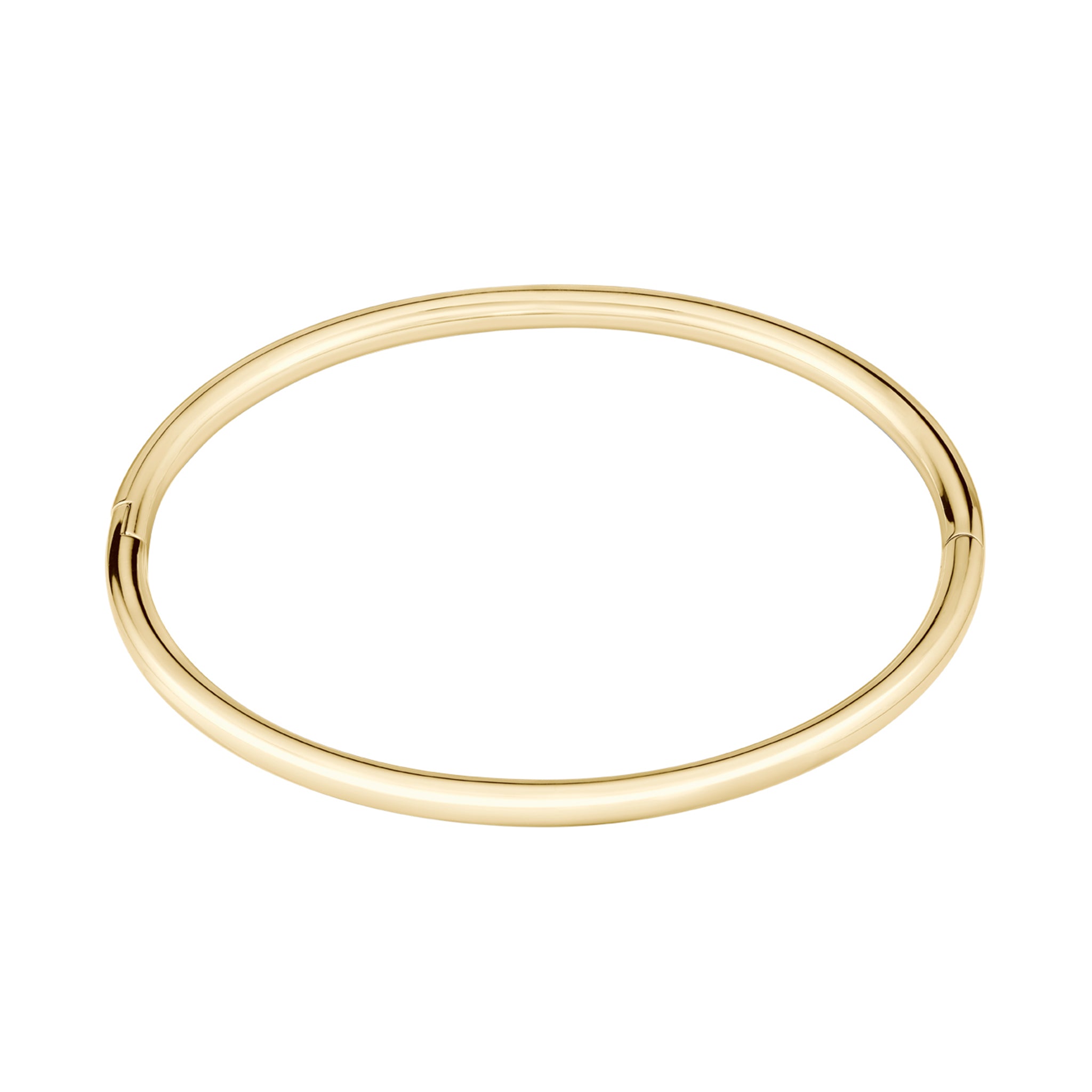 Hugo Boss Jewellery Gold Steel & Crystals Women's Hinge Bangle - 1580686