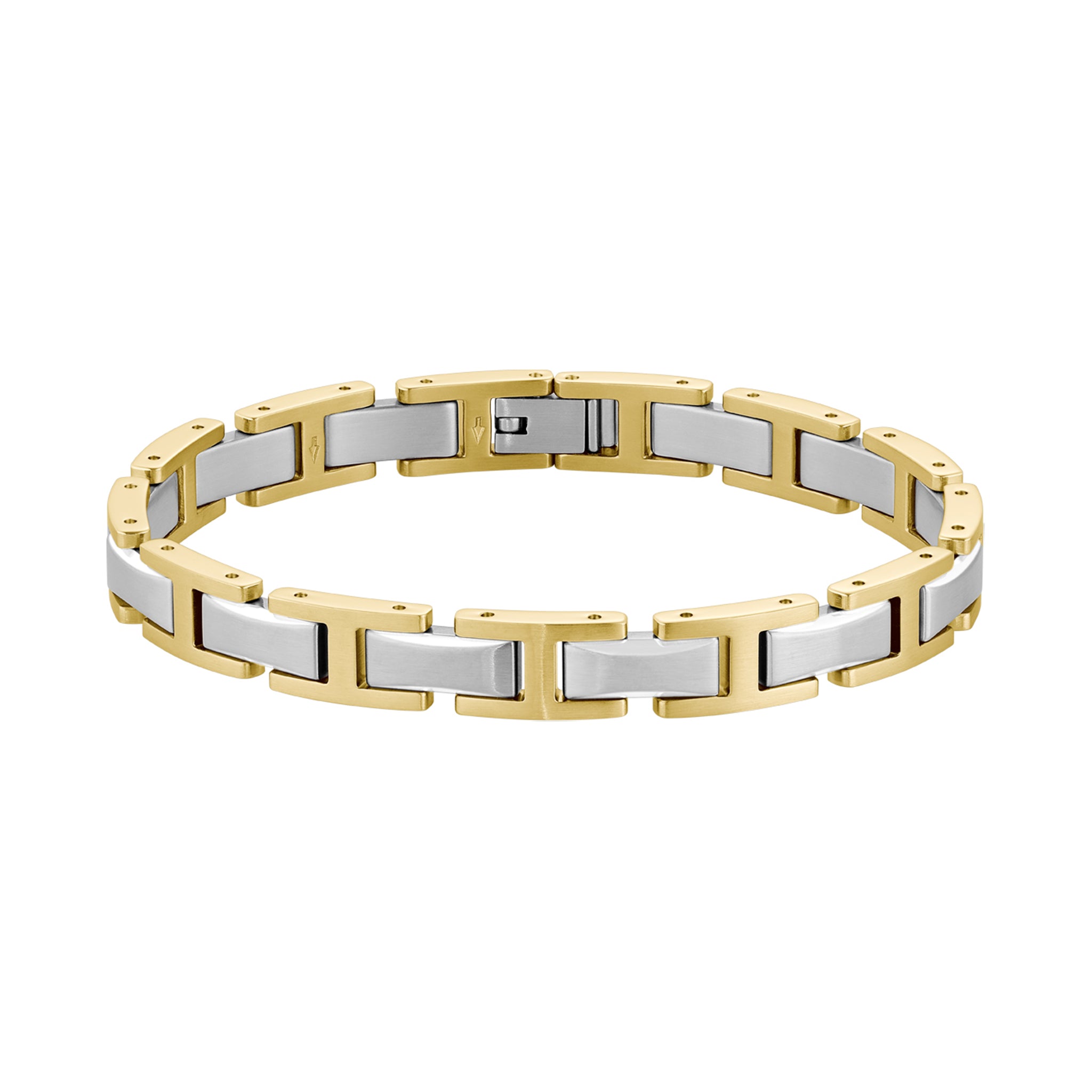 BOSS by Hugo Boss Jewellery Stainless Steel & Gold Steel Men's Link Bracelet - 1580793