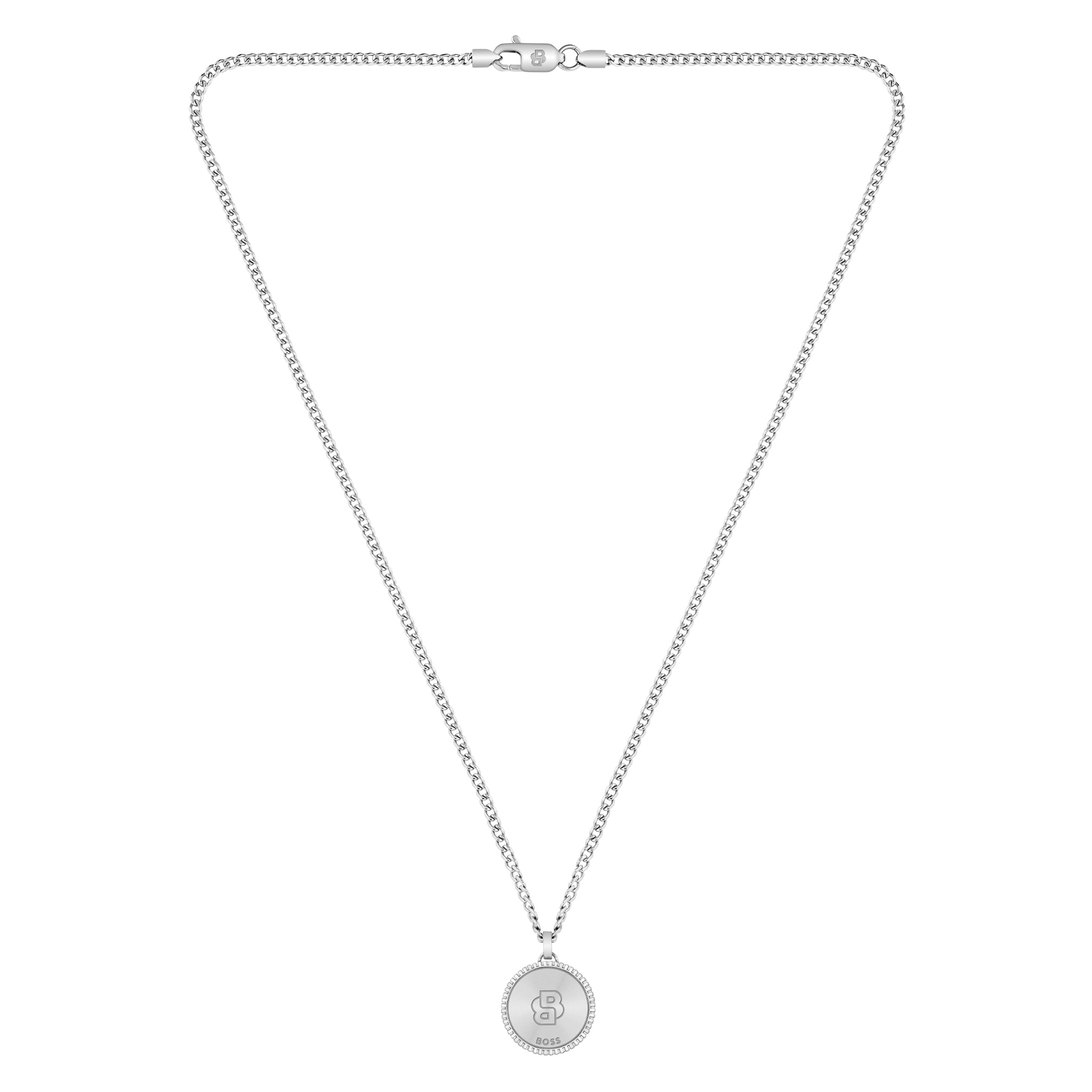 Boss Jewellery Stainless Steel Men's Pendant Necklace - 1580841
