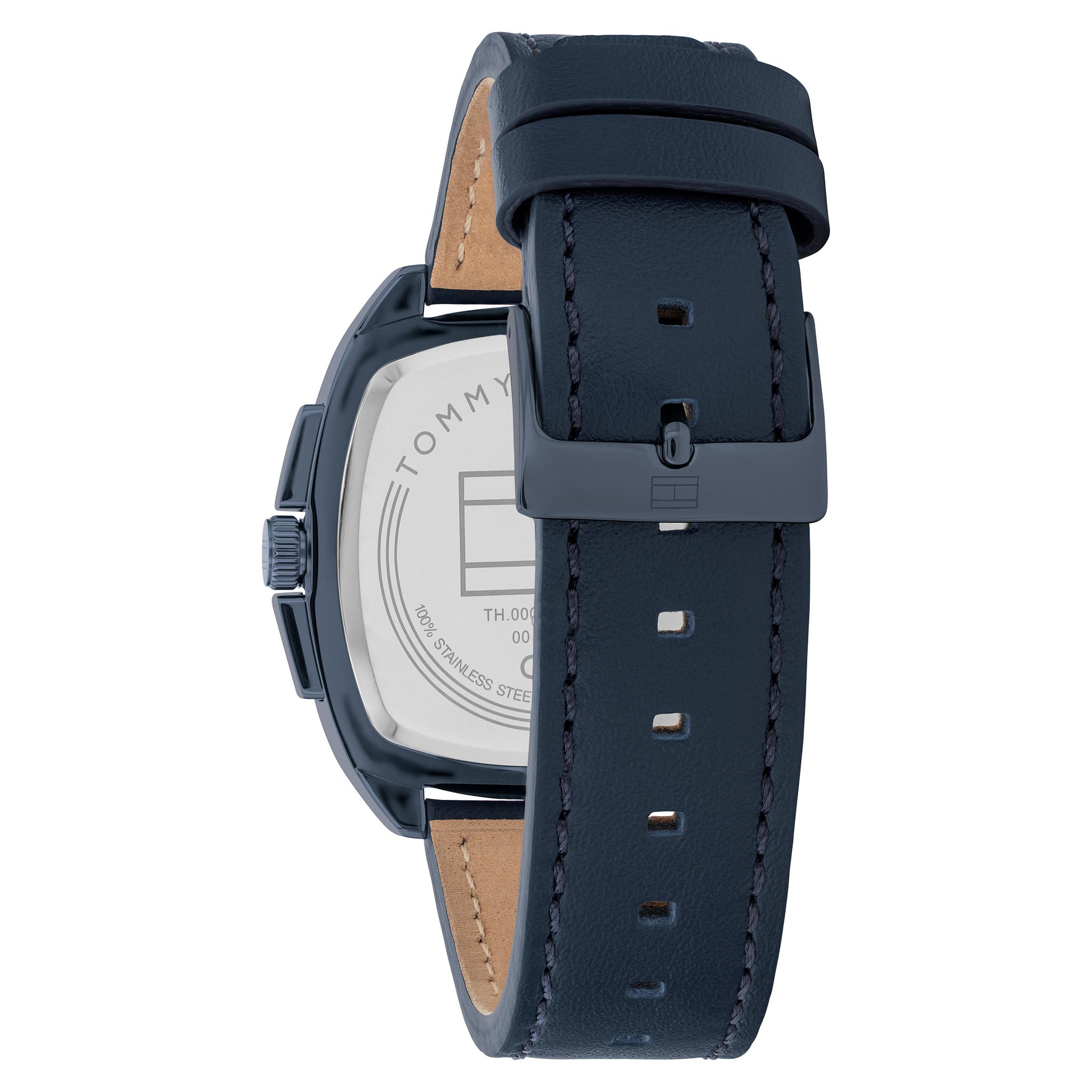 Tommy Hilfiger Leather Blue Dial Multi-function Men's Watch - 1710558