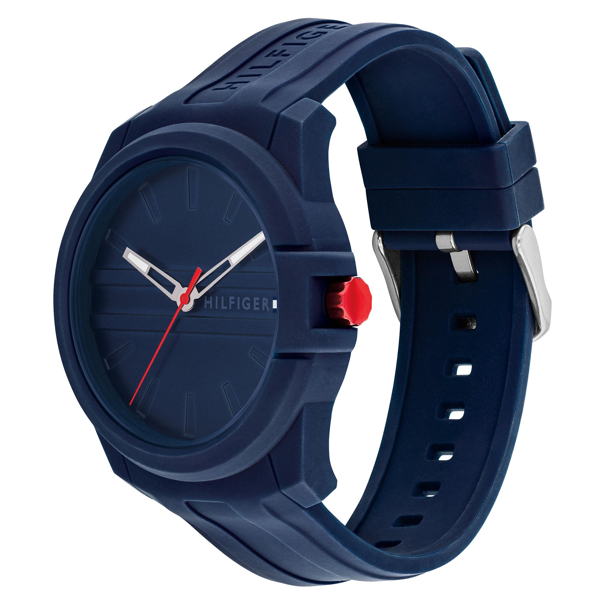 Tommy Hilfiger Navy Silicone Men's Watch - 1710595